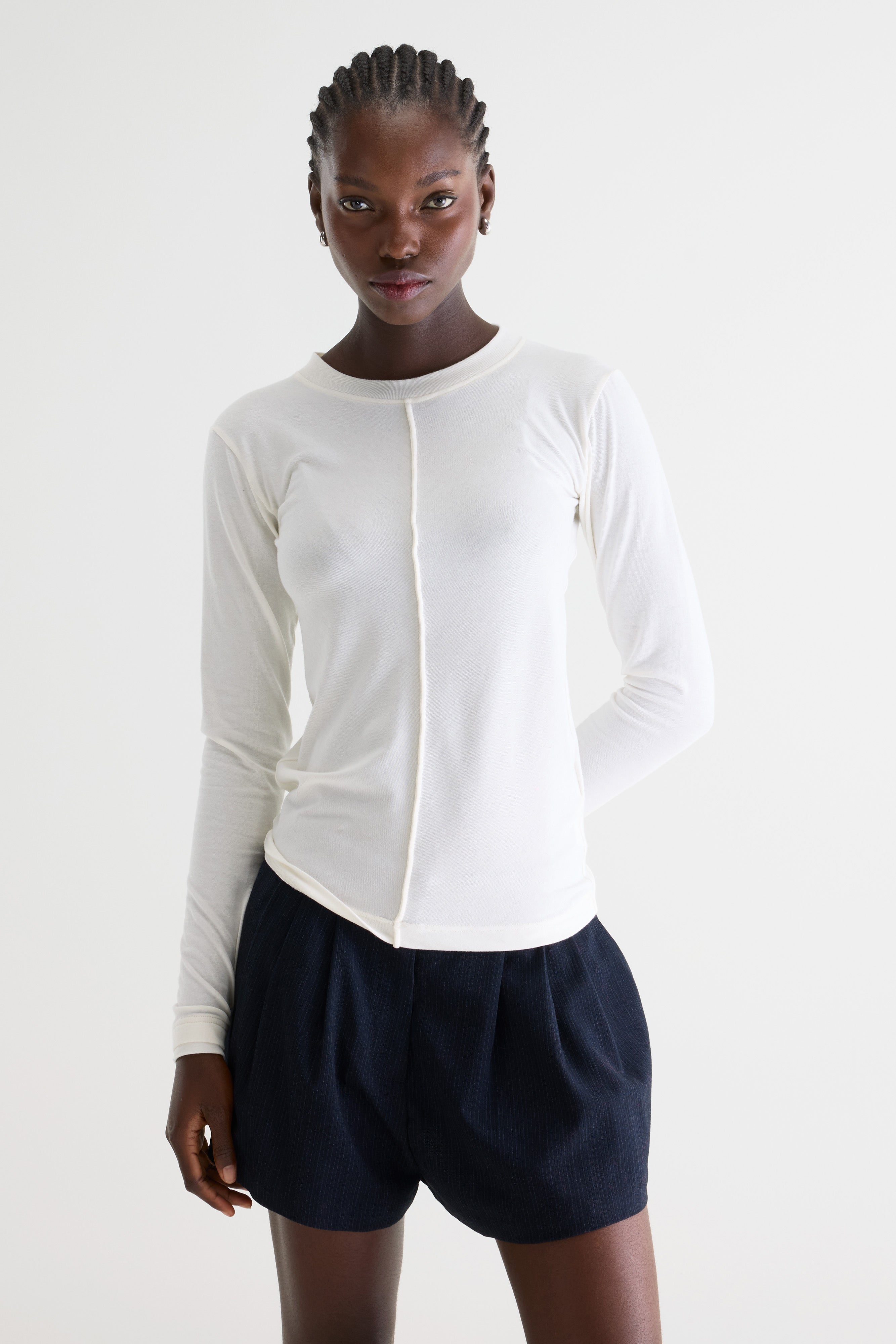 Mendy Long-sleeve T-shirt - Natural For Women | Bellerose