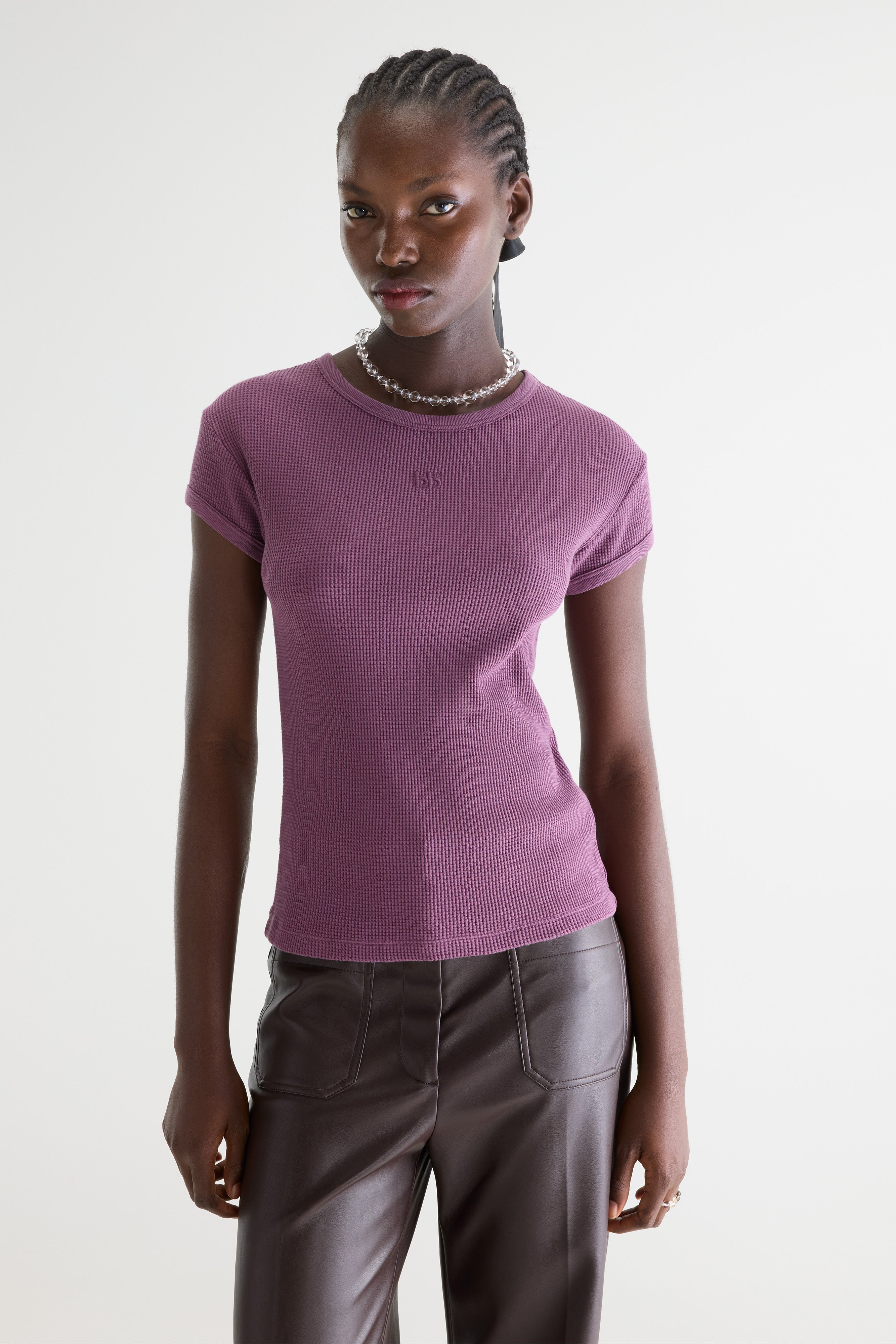 Mali Ribbed T-shirt - Crocus For Women | Bellerose