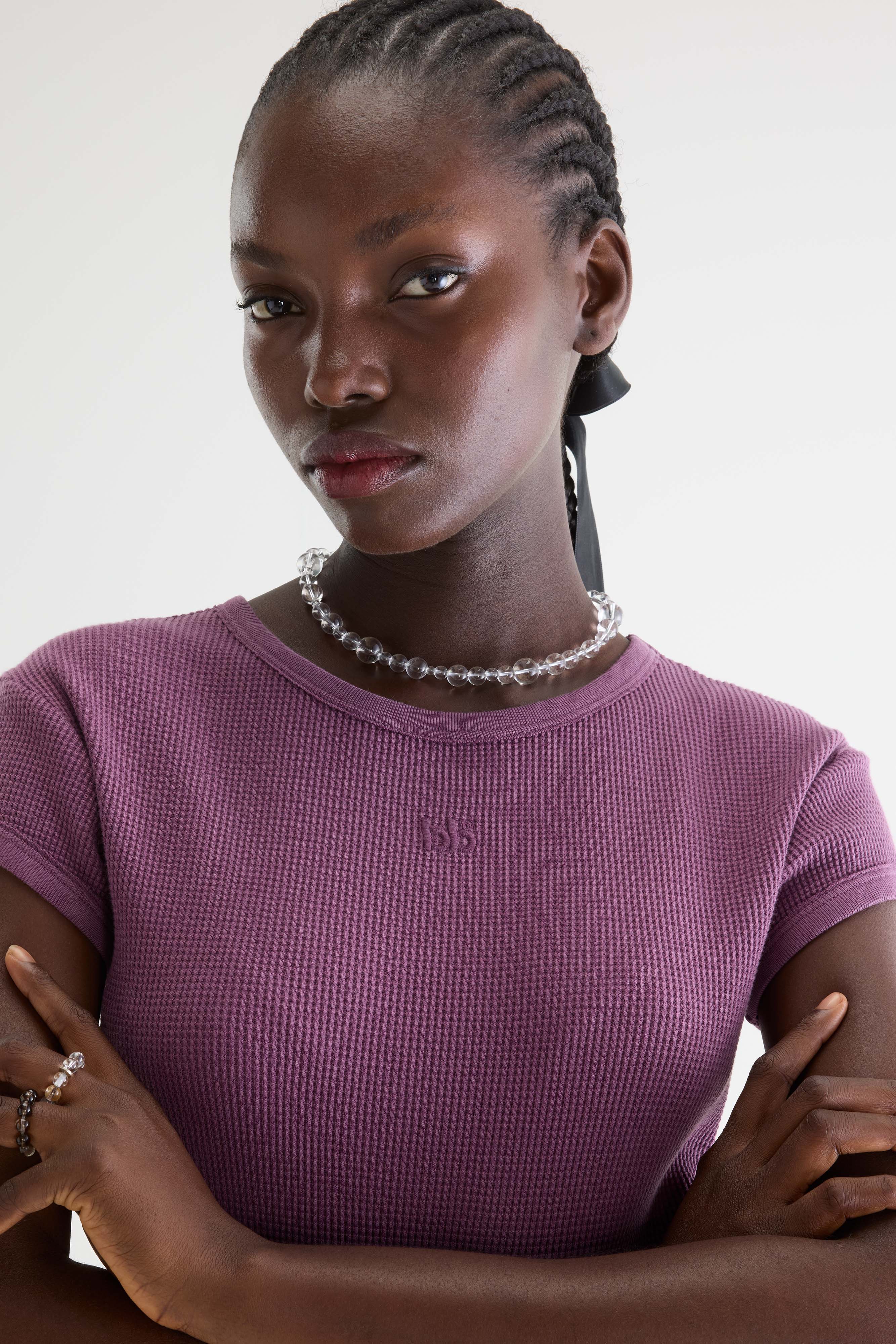 Mali Ribbed T-shirt - Crocus For Women | Bellerose