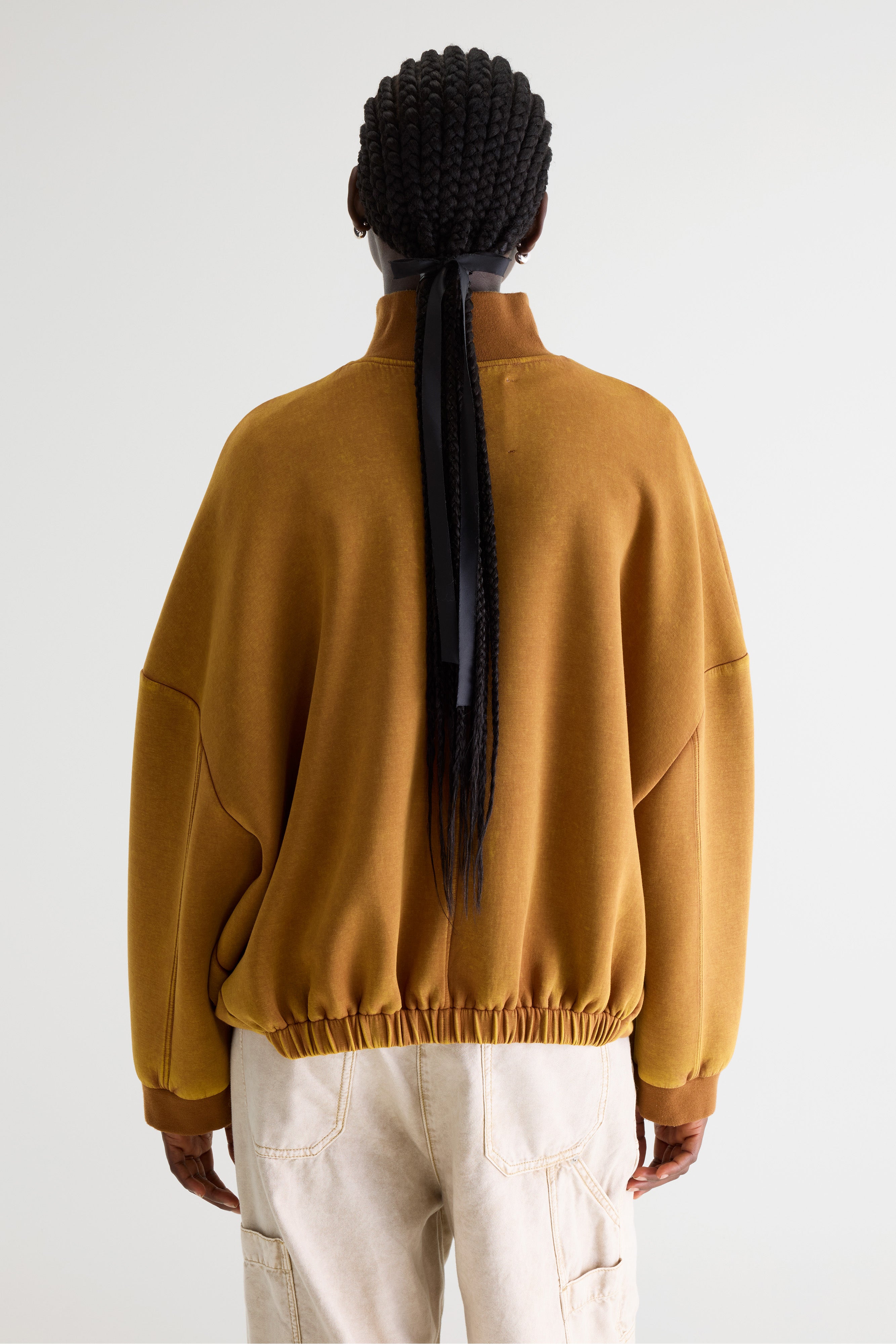 Tallis Zip-up Sweatshirt - Caramel For Women | Bellerose