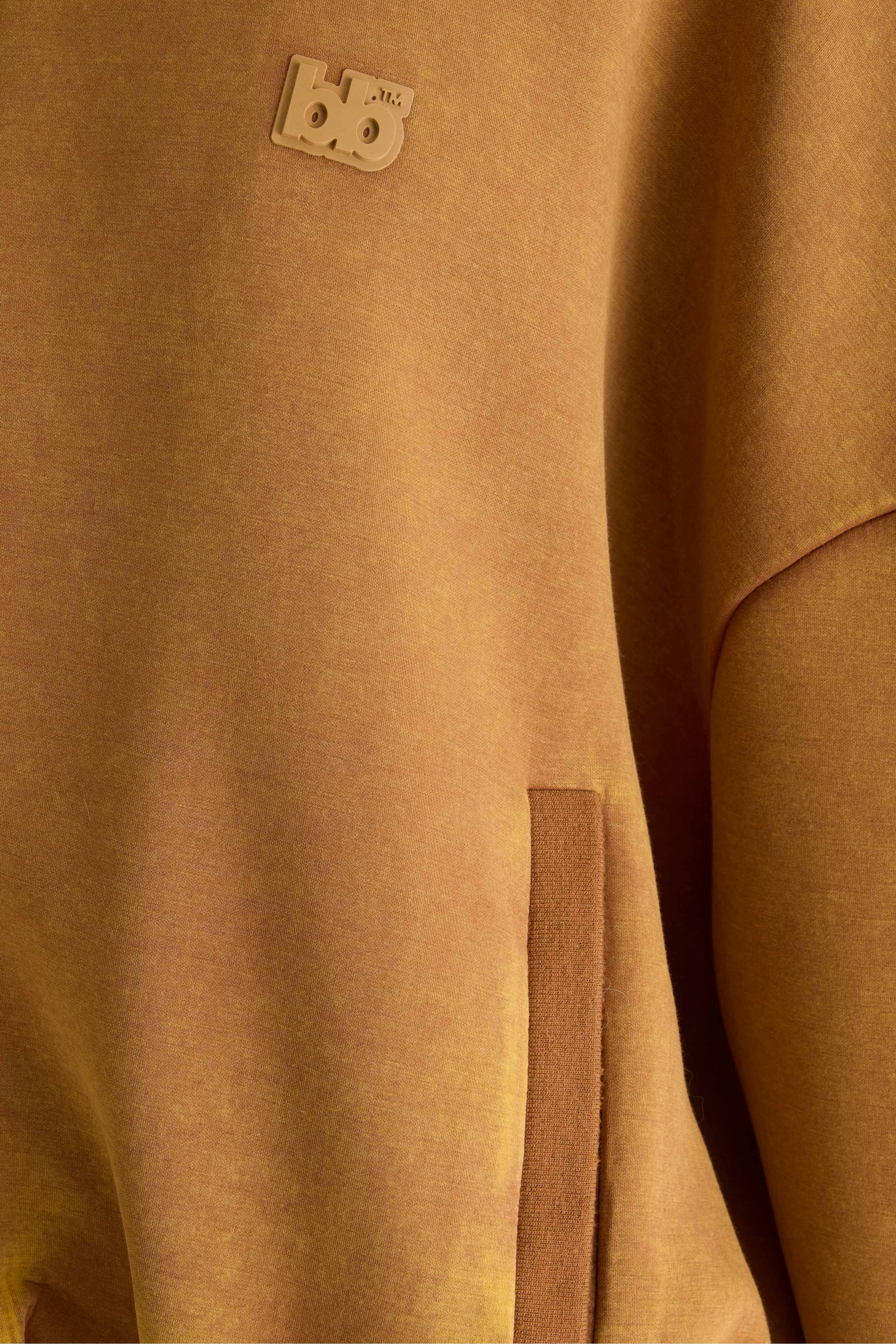 Tallis zip-up sweatshirt (261 / W / CARAMEL)