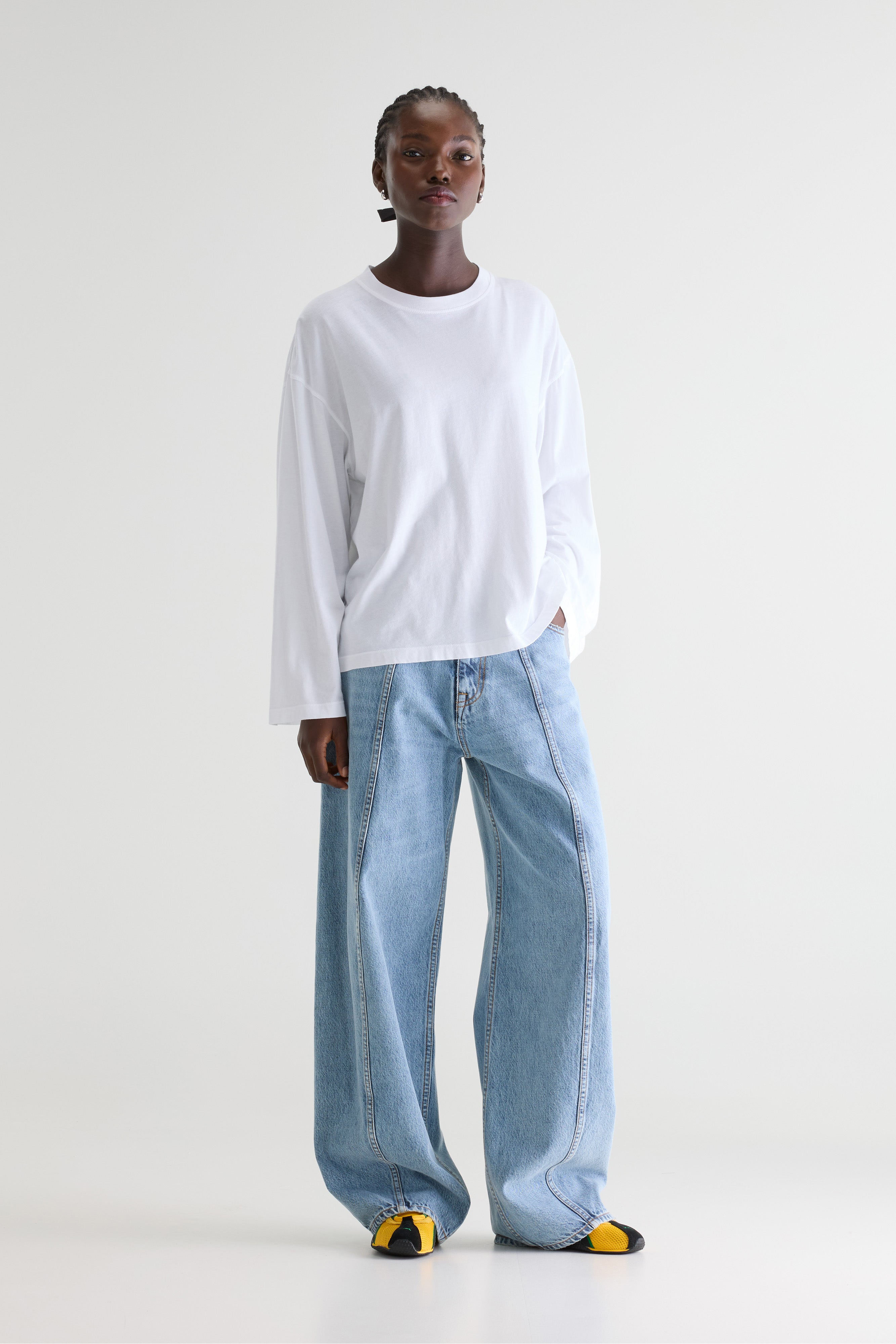 Fandy Long Sleeve T-shirt - White For Women | Bellerose
