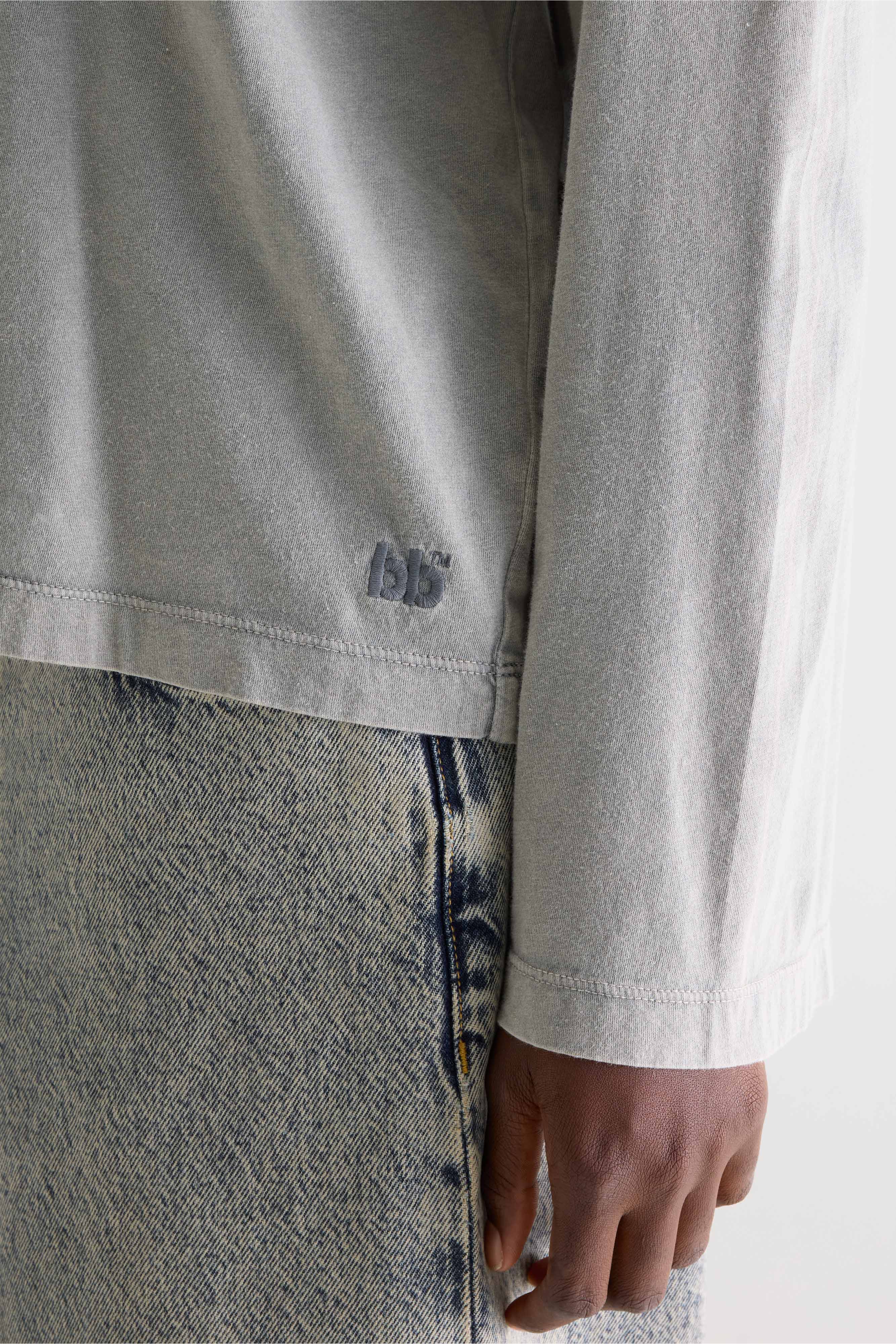 Fandy t-shirt met lange mouwen (261 / W / BITUME)