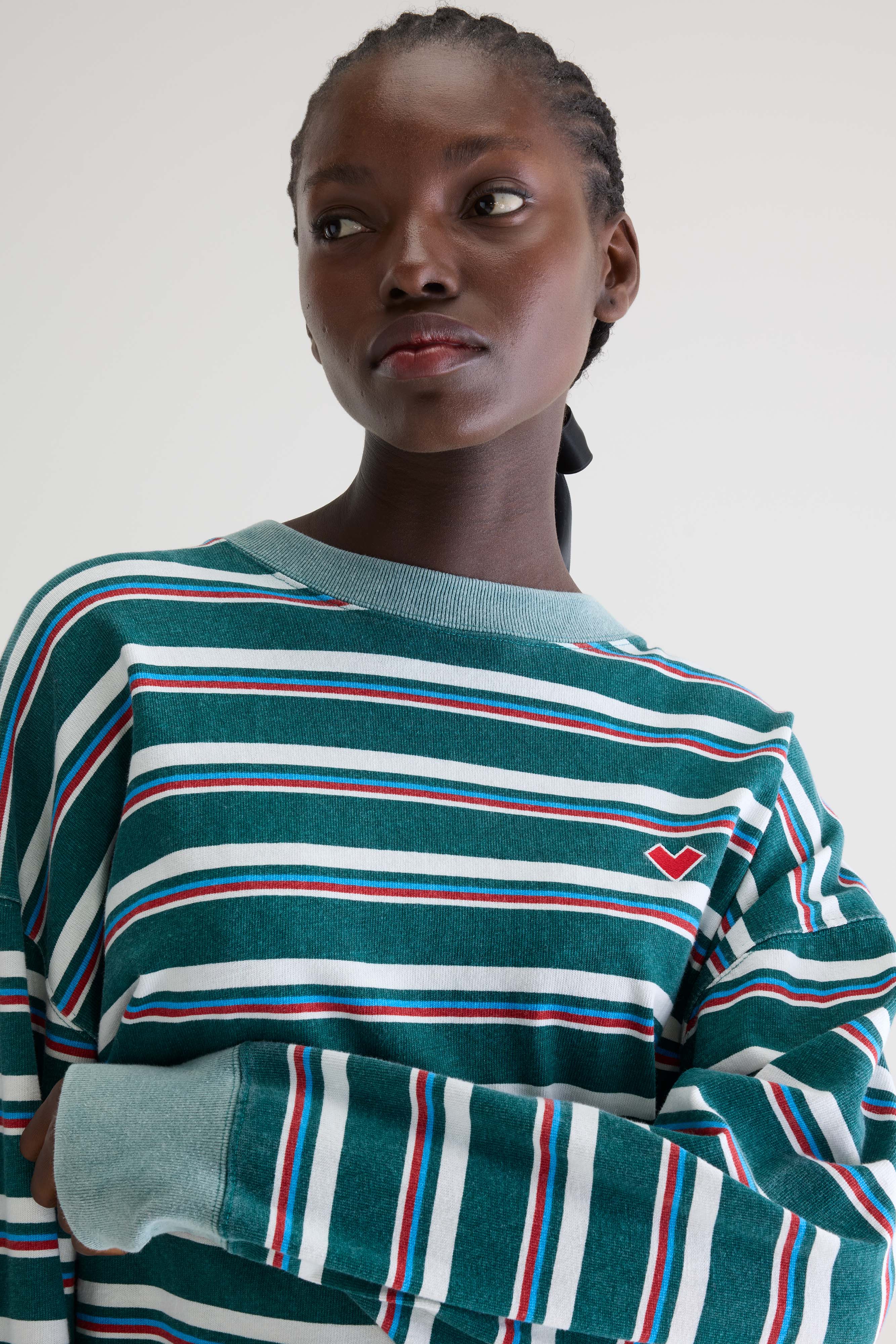 Franto long-sleeve t-shirt (261 / W / STRIPE B)