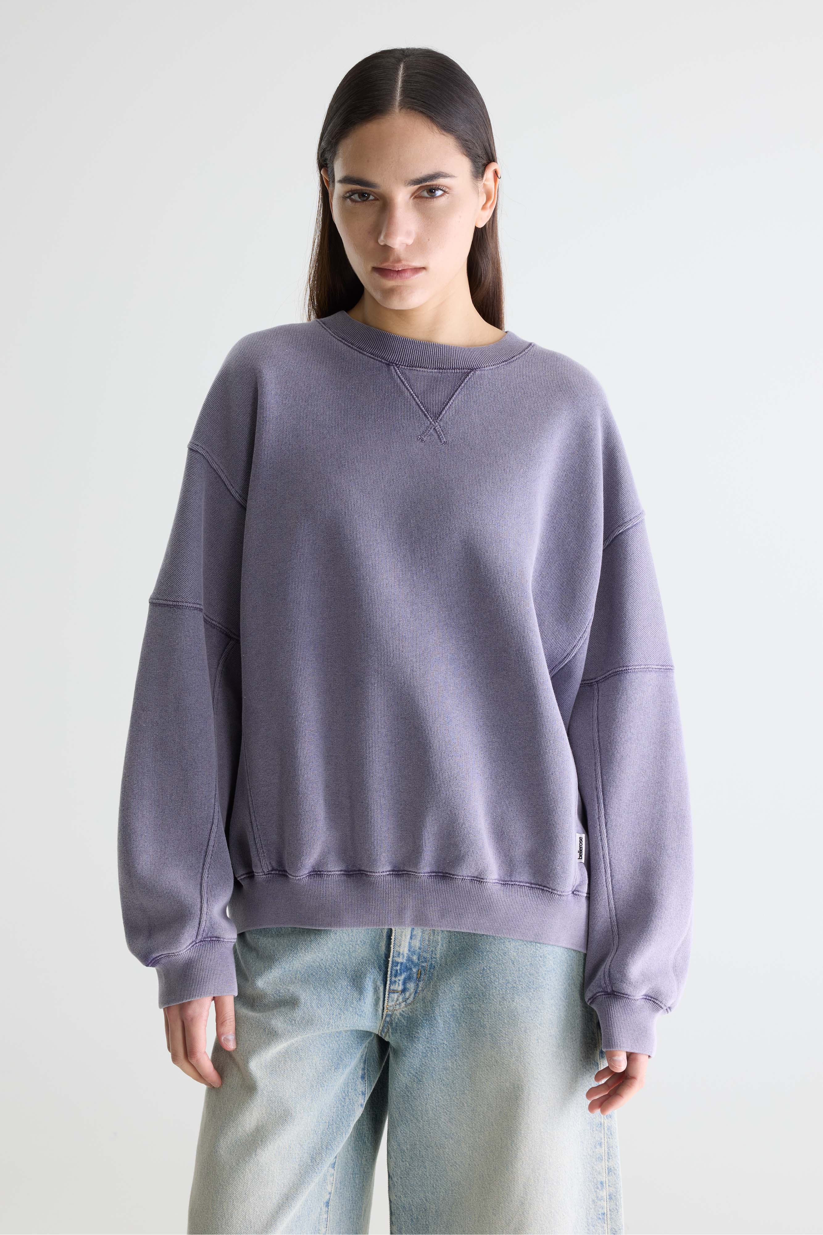 Flips Crewneck Sweatshirt - Grape For Women | Bellerose