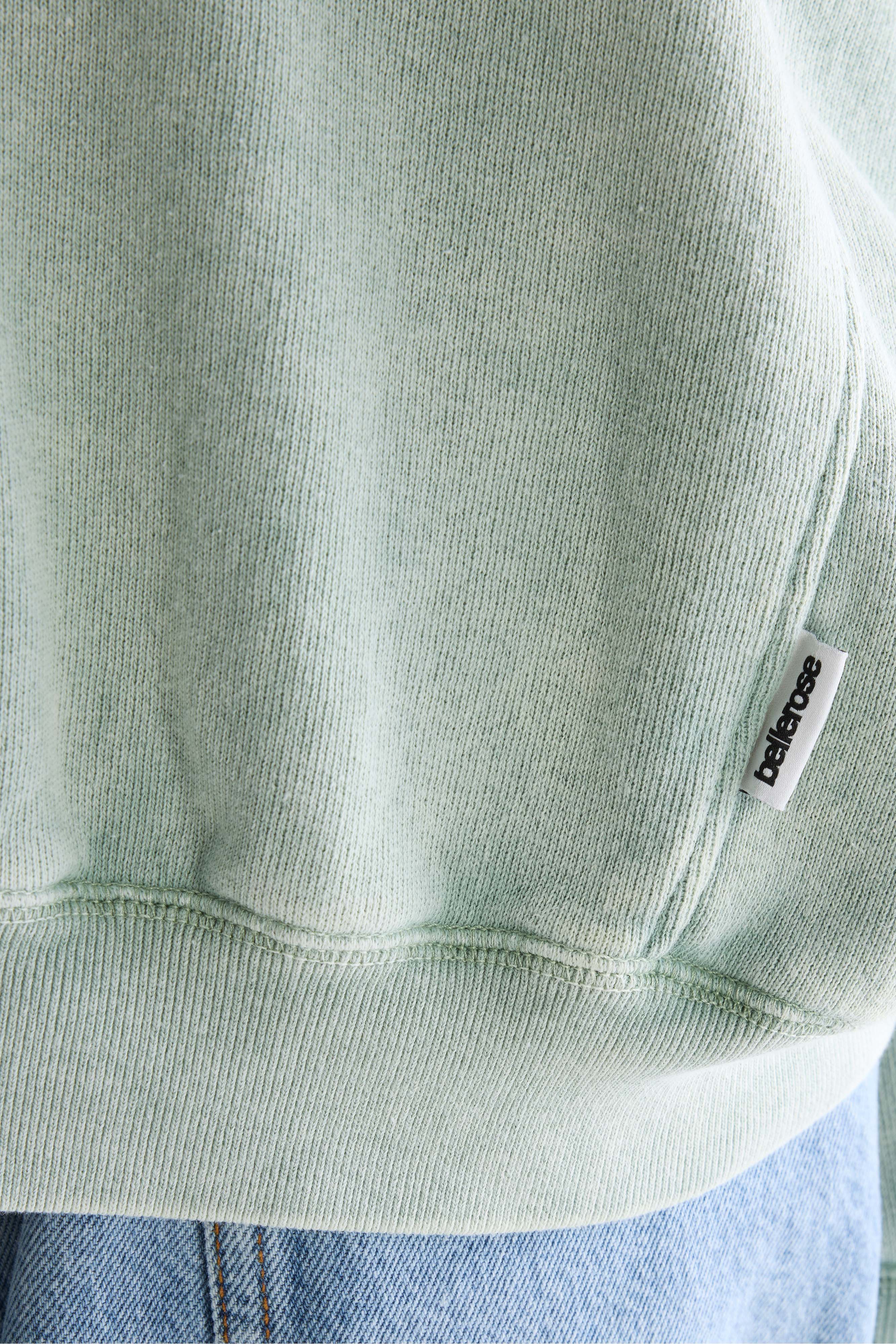 Flips crewneck sweatshirt (261 / W / JADEITE)