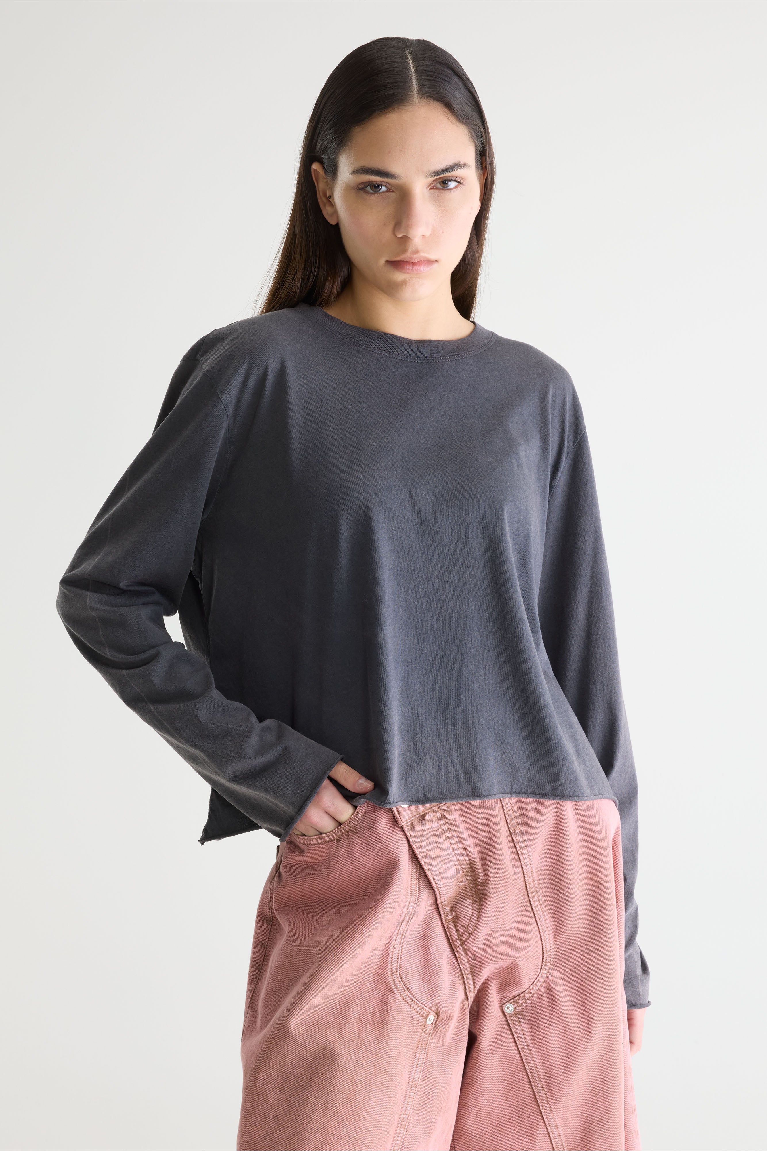 T-shirt À Manches Longues Fercy - Black beauty Pour Femme | Bellerose