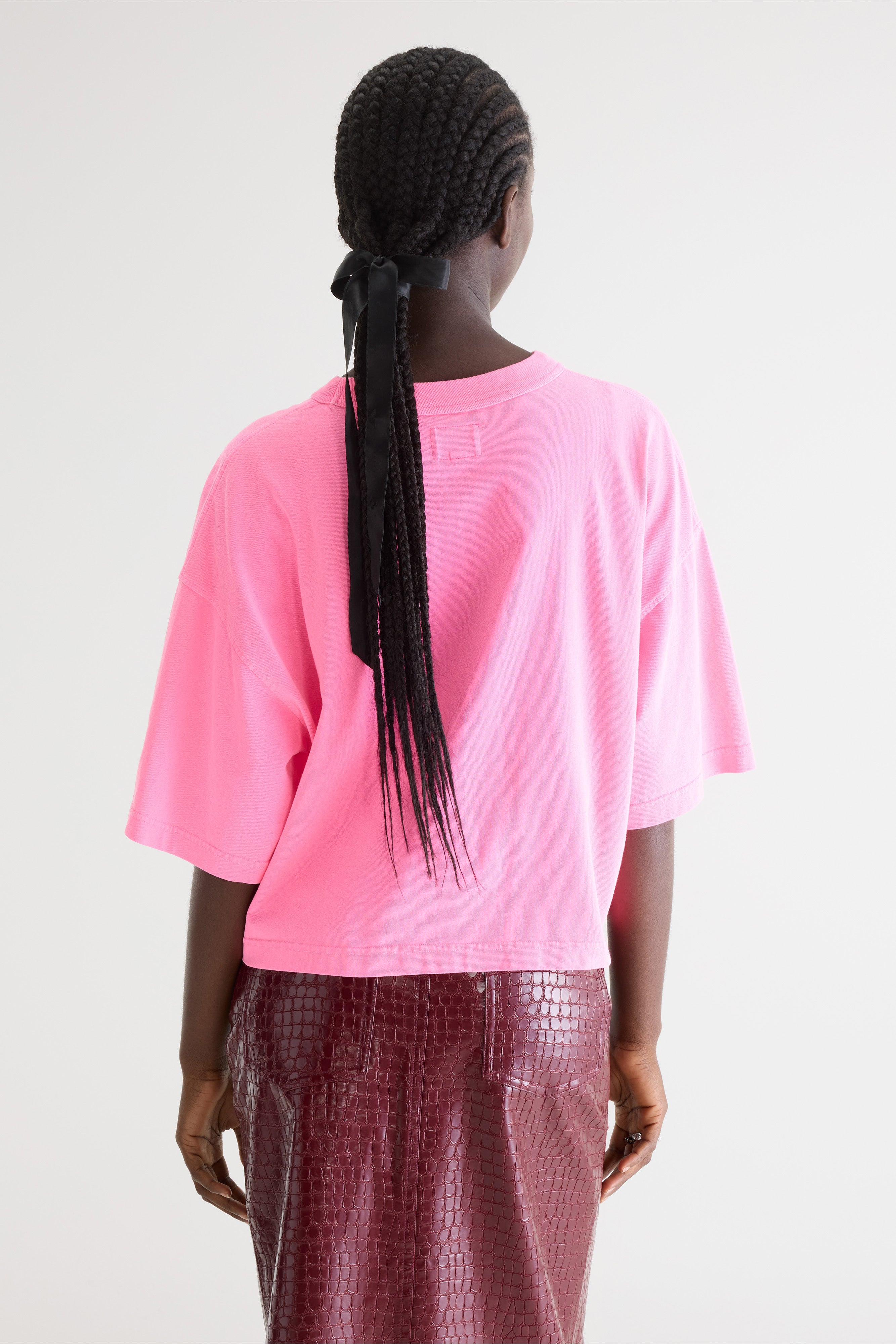 Voss short-sleeve t-shirt  (261 / W / FLUO PINK)