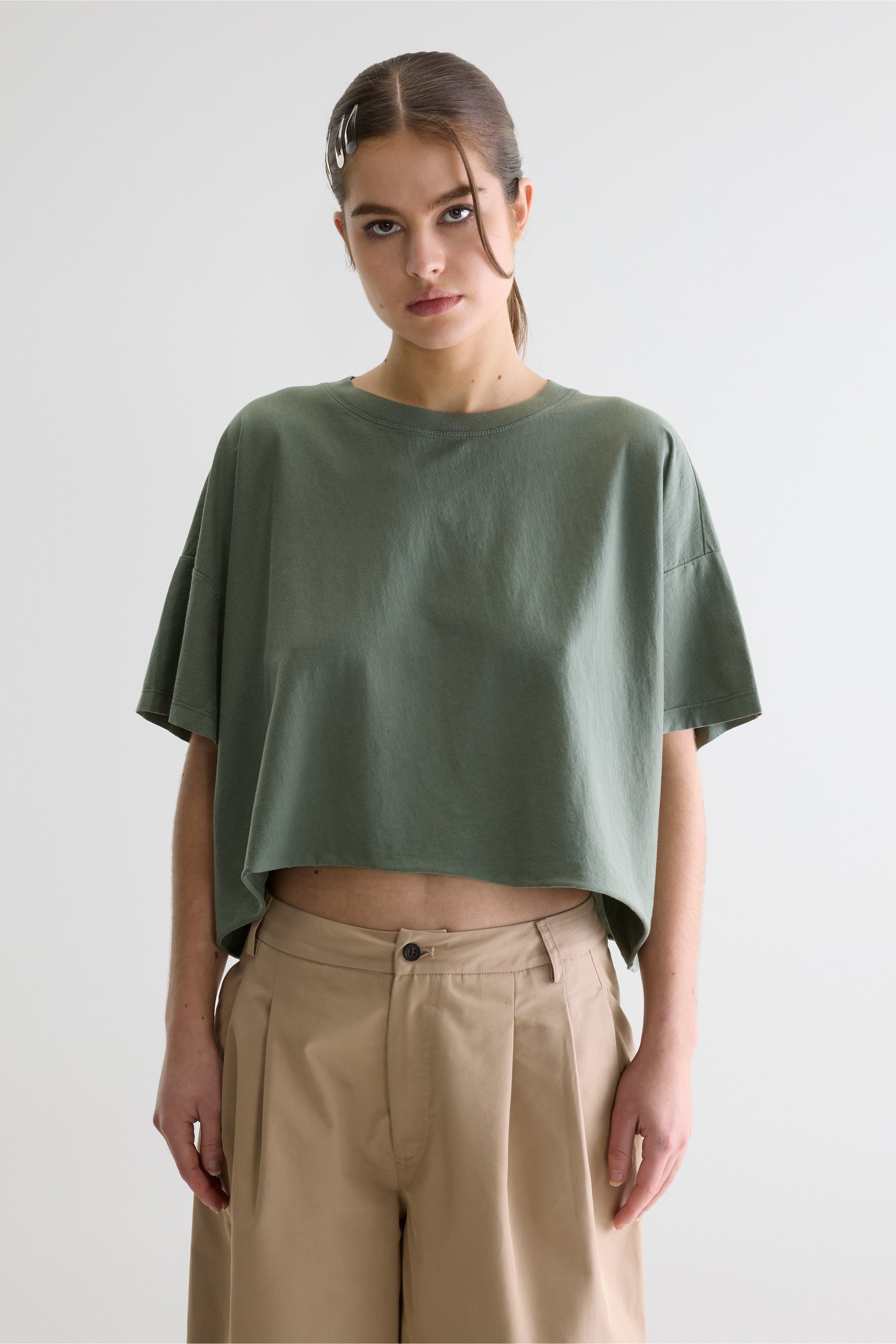 Farpy Cropped T-shirt - Thyme For Women | Bellerose