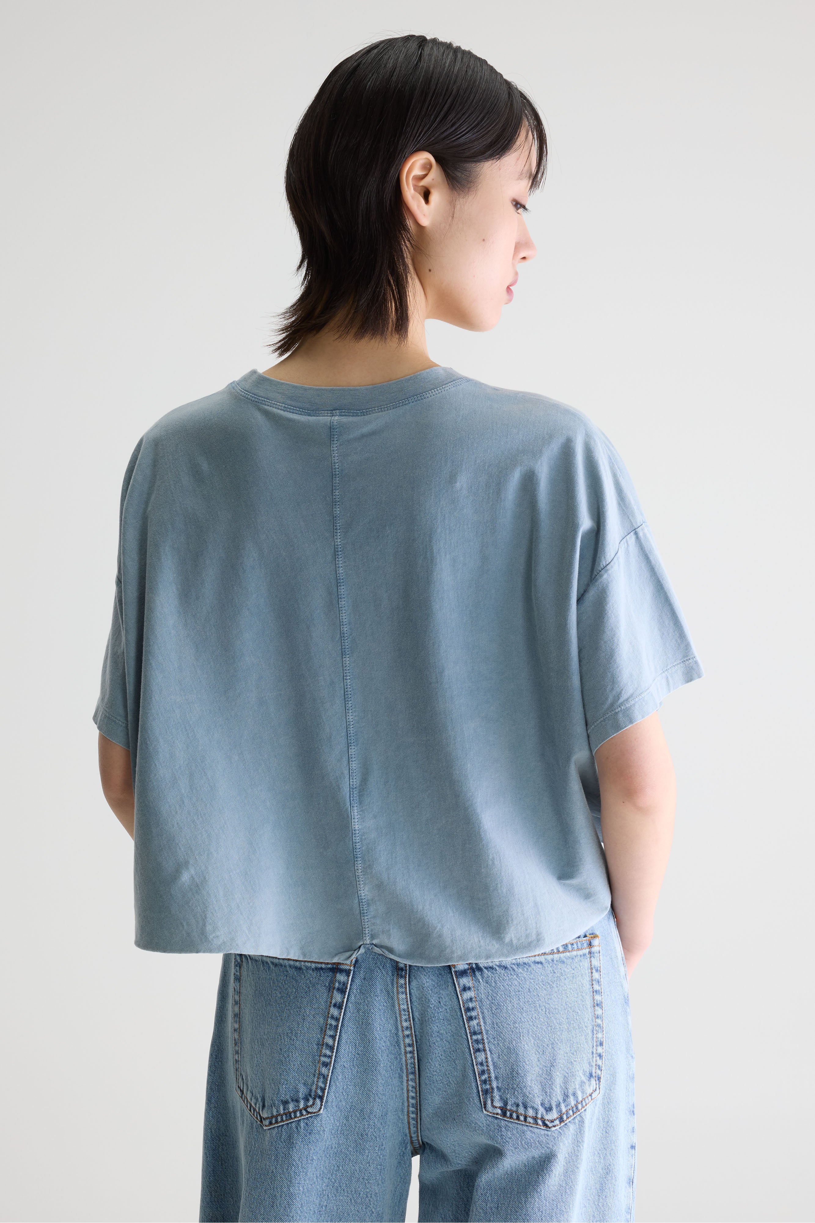 Farpy cropped t-shirt (261 / W / ARTIC)