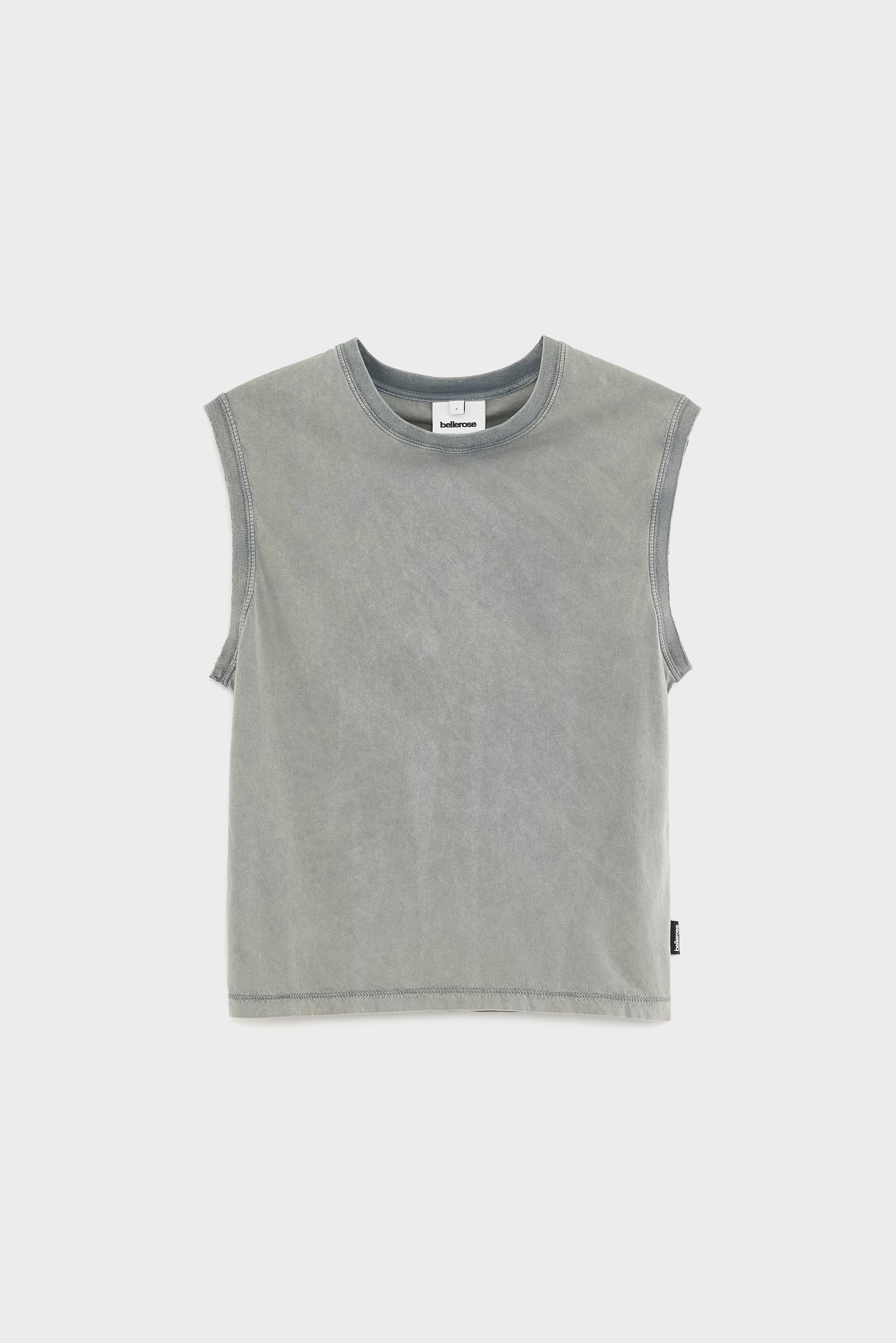 Falde sleeveless t-shirt (261 / W / BLACK SAND)
