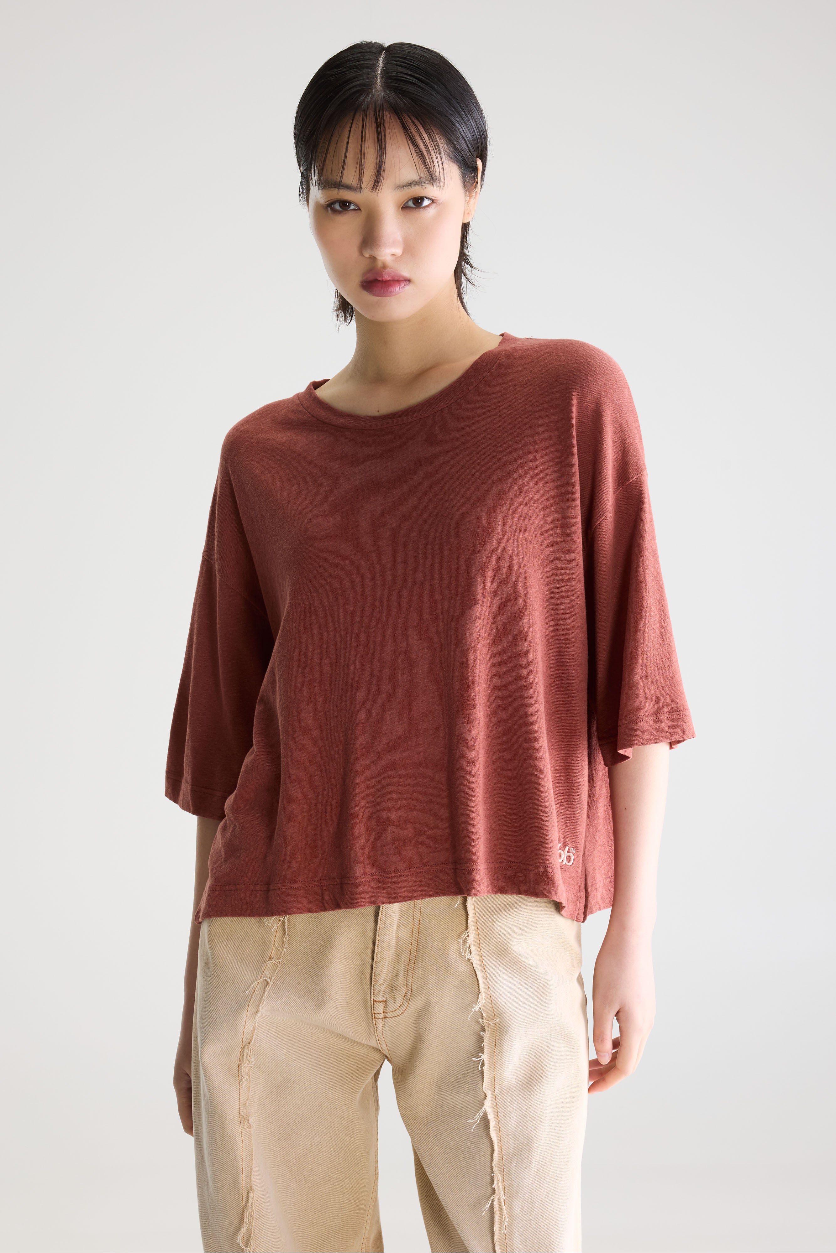 Vydel Short-sleeve T-shirt - Mahogany For Women | Bellerose