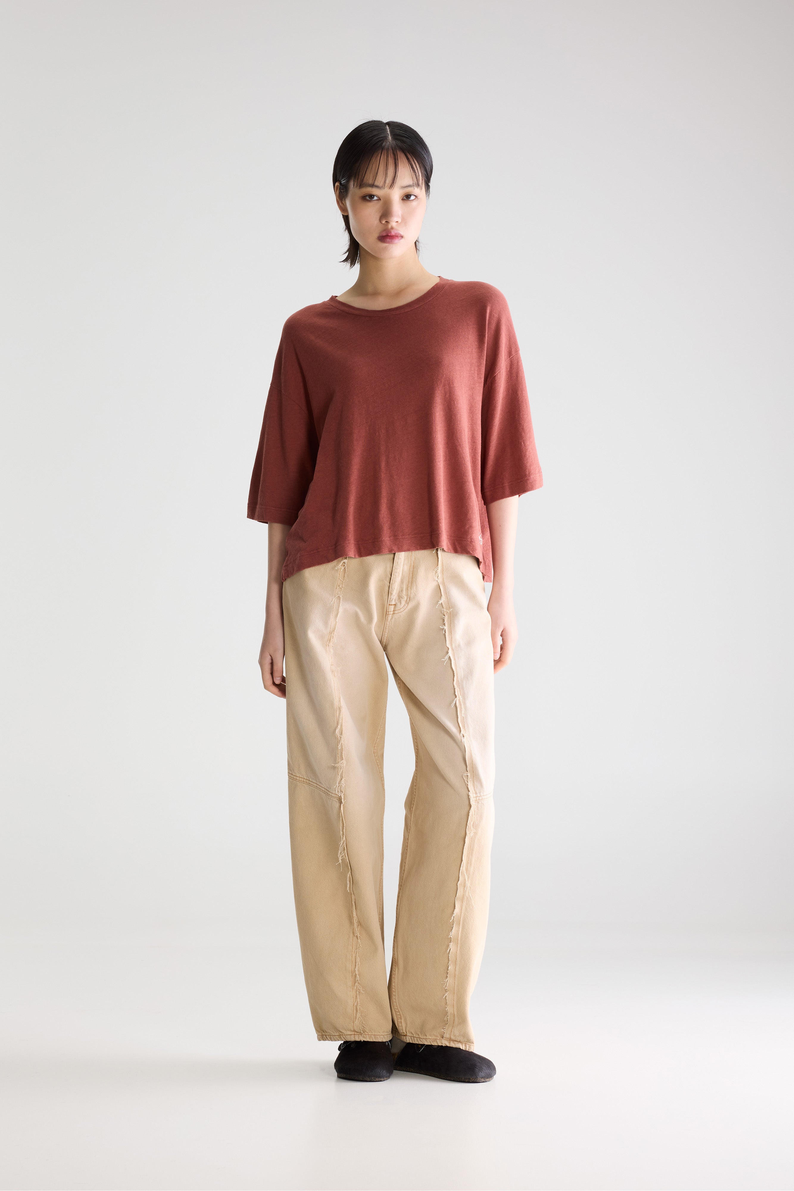 Vydel Short-sleeve T-shirt - Mahogany For Women | Bellerose