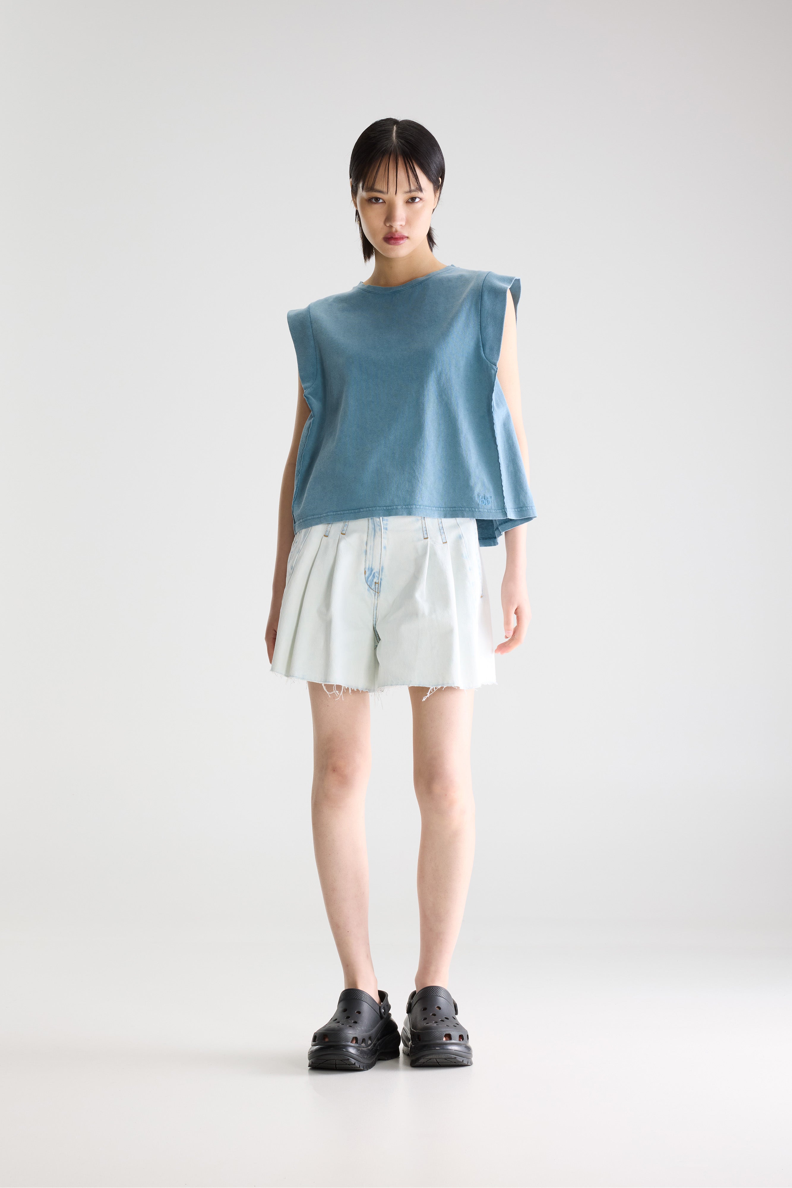 Vruno Sleeveless T-shirt - Artic For Women | Bellerose