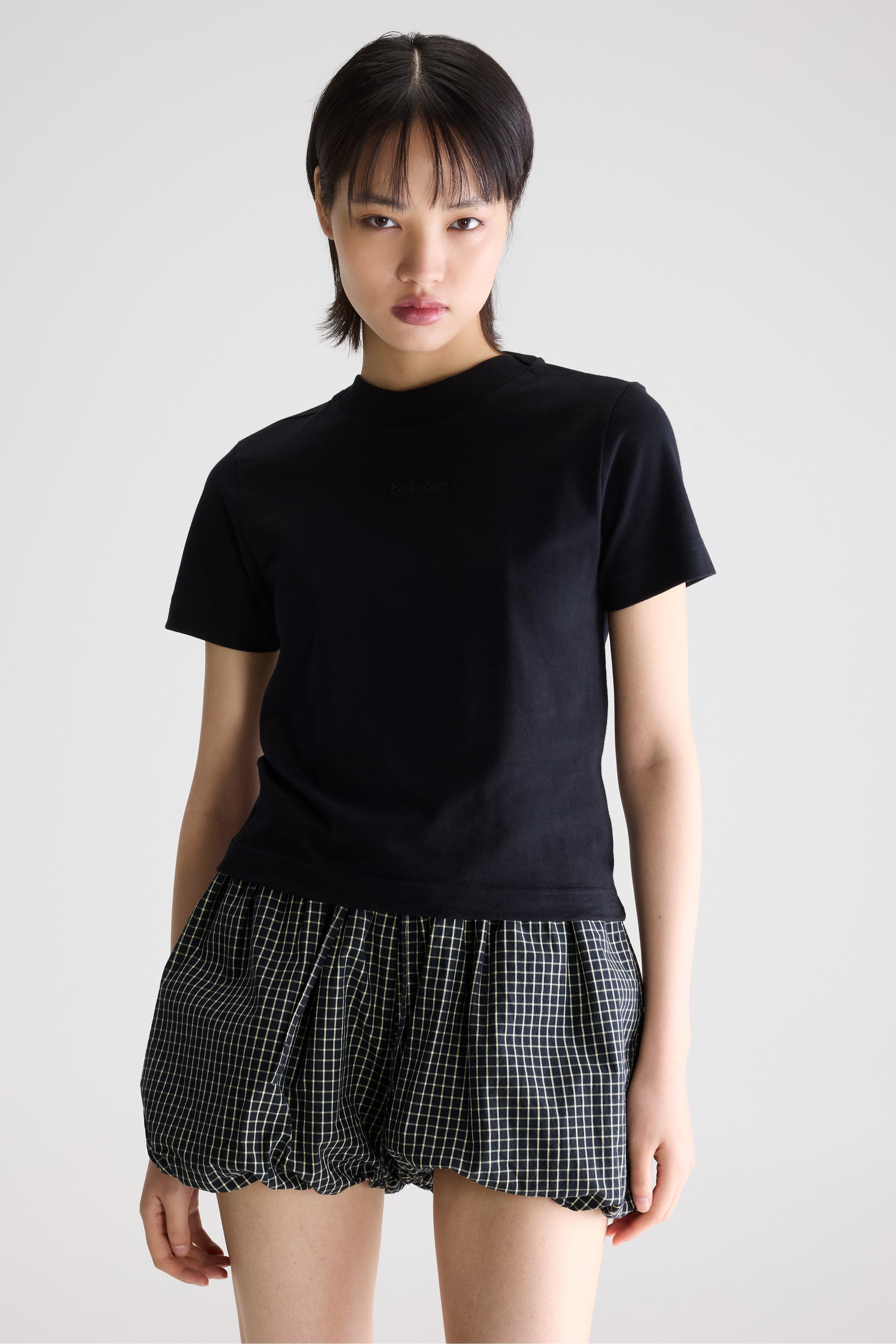 Flec Slim T-shirt - Black blue For Women | Bellerose