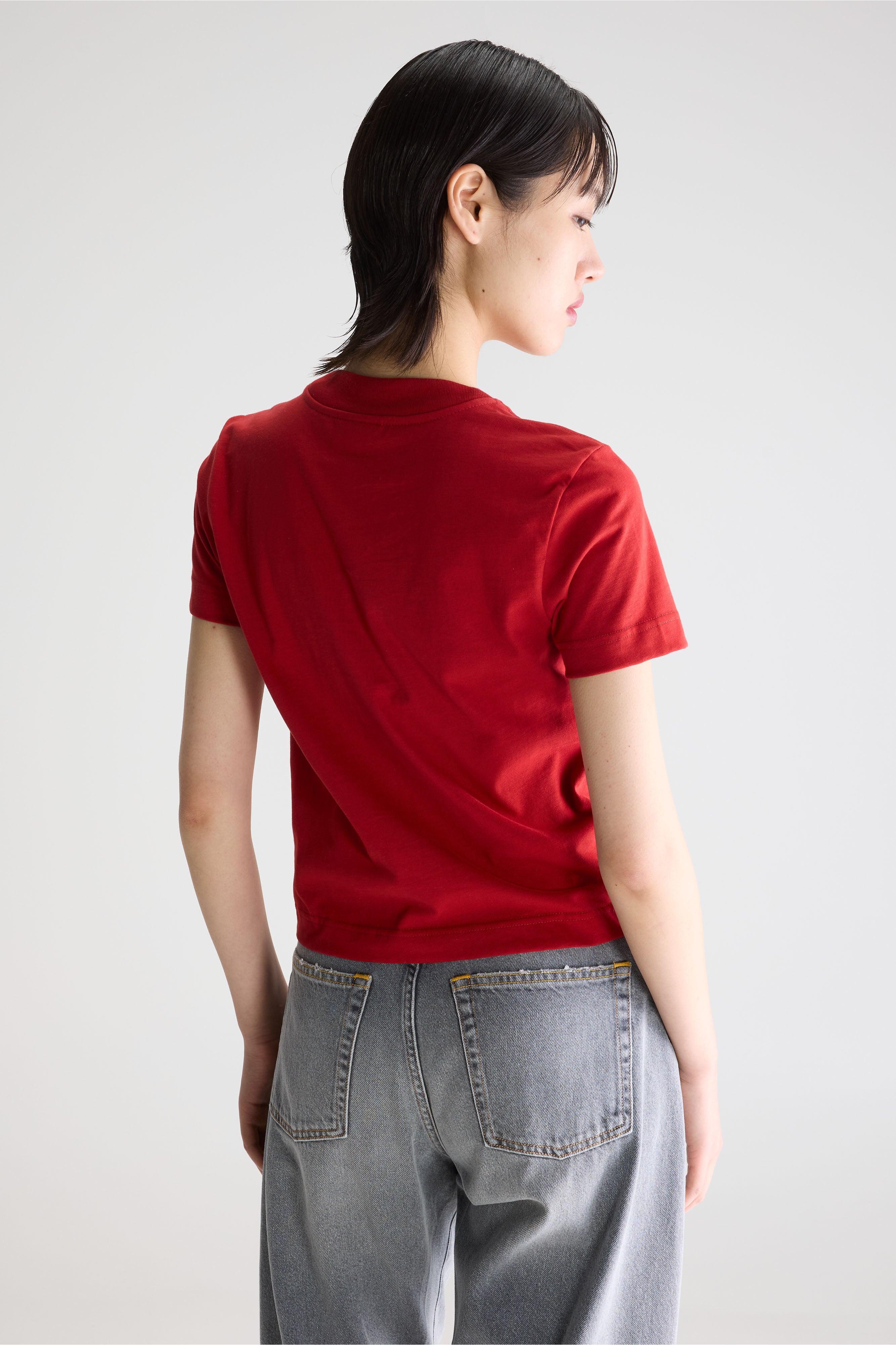 Flec slim t-shirt (261 / W / ECARLATE)