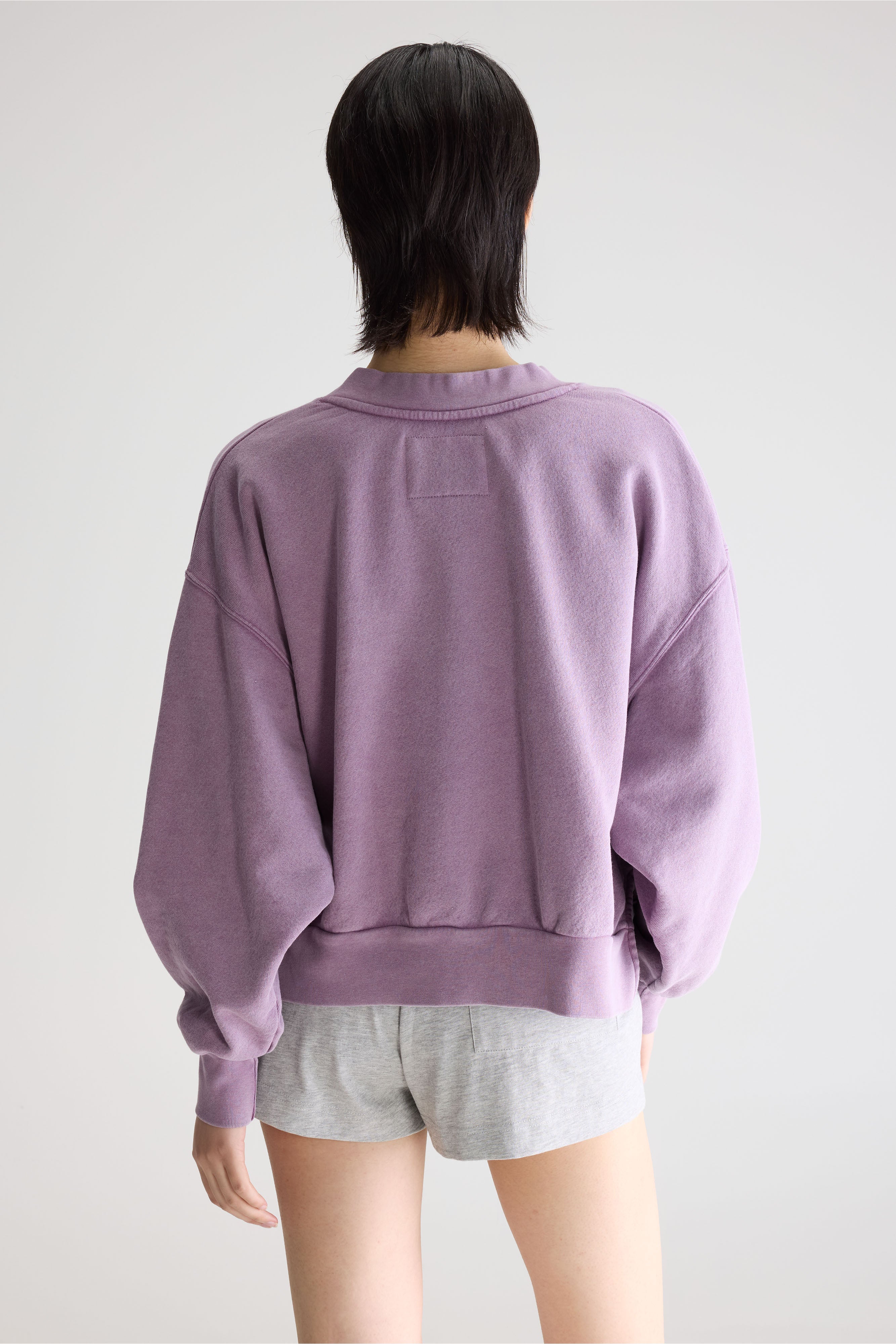 Varola v-neck sweatshirt (261 / W / CROCUS)