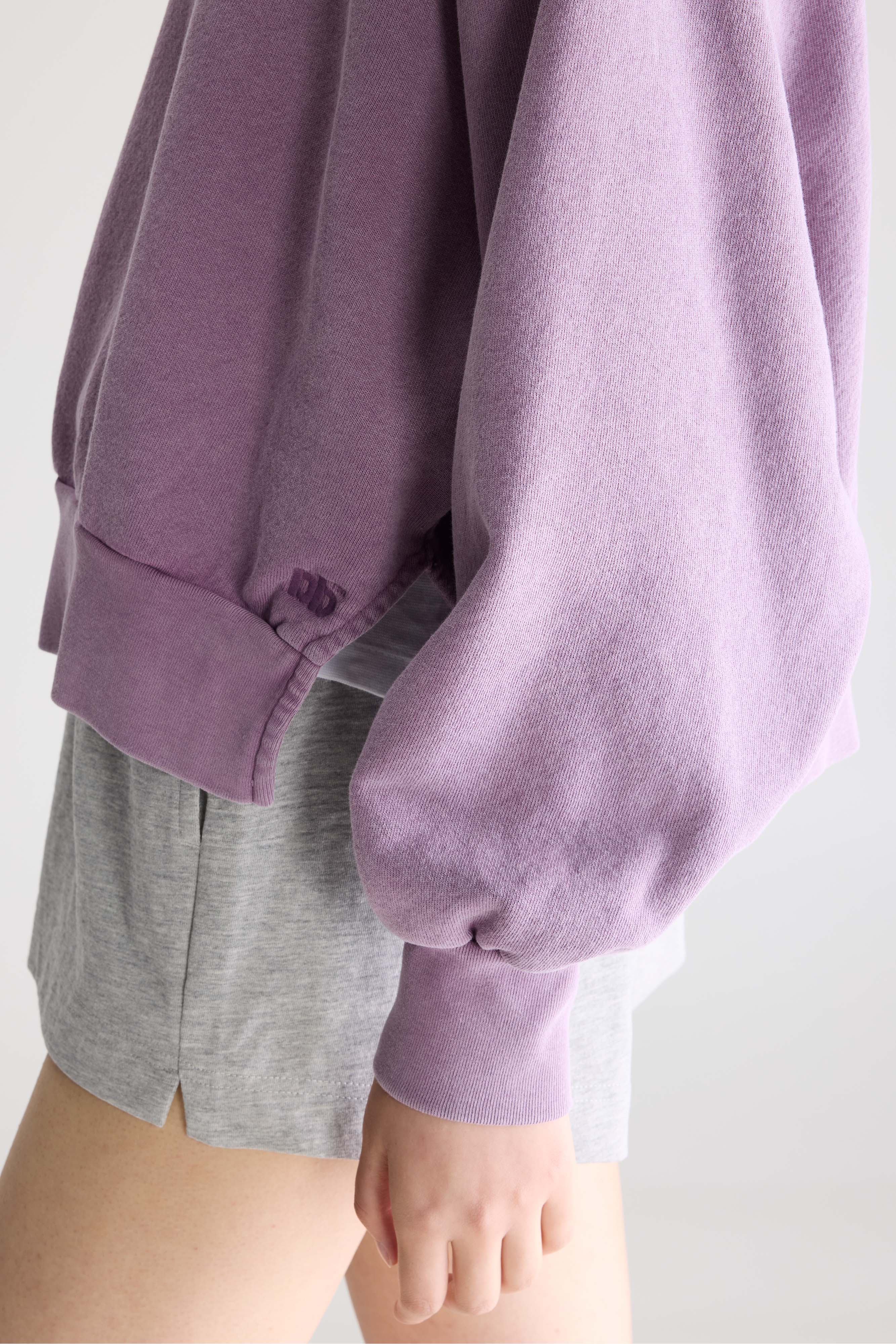 Varola v-neck sweatshirt (261 / W / CROCUS)