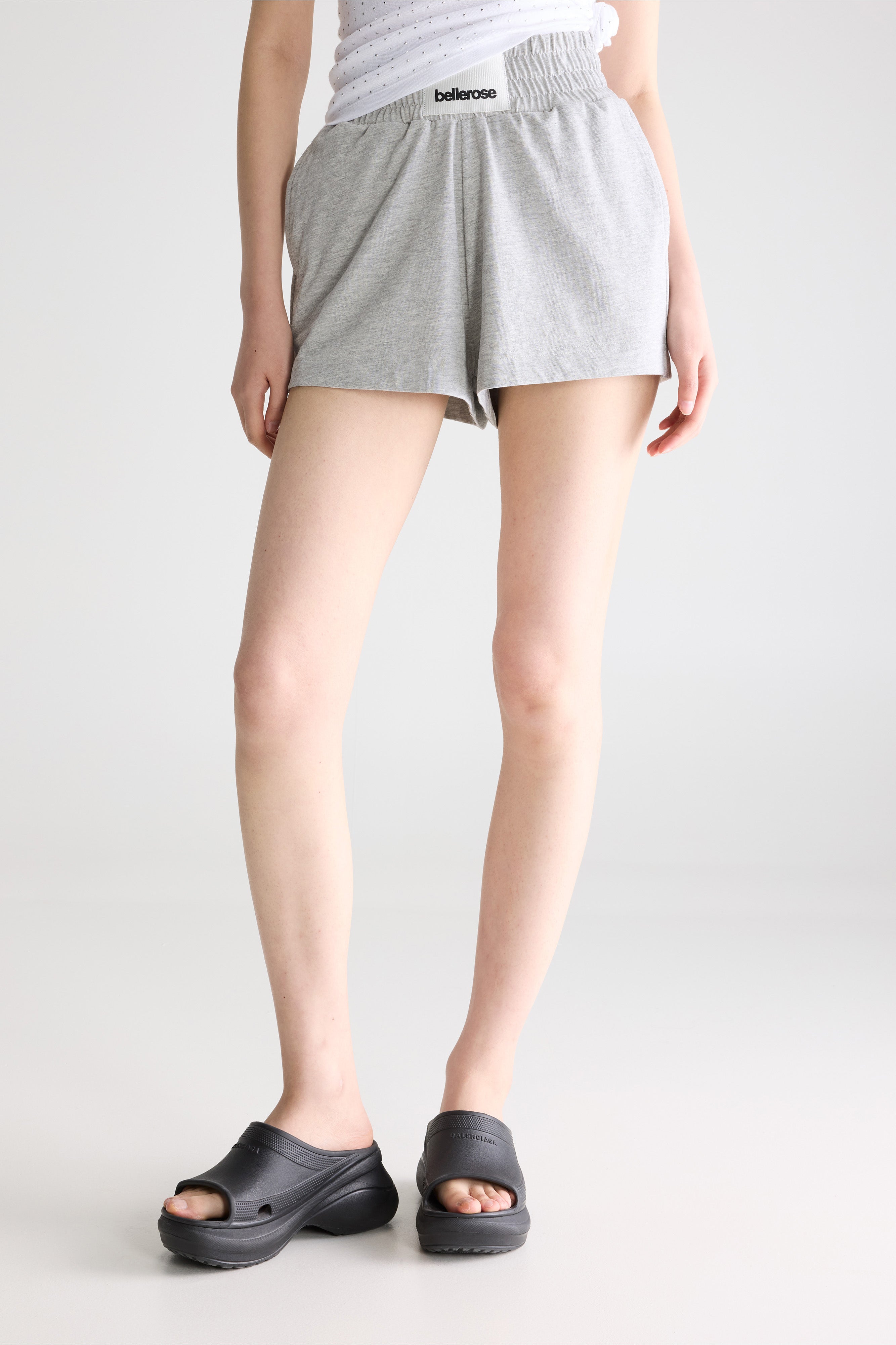 Chido Sweat Shorts - H. grey For Women | Bellerose