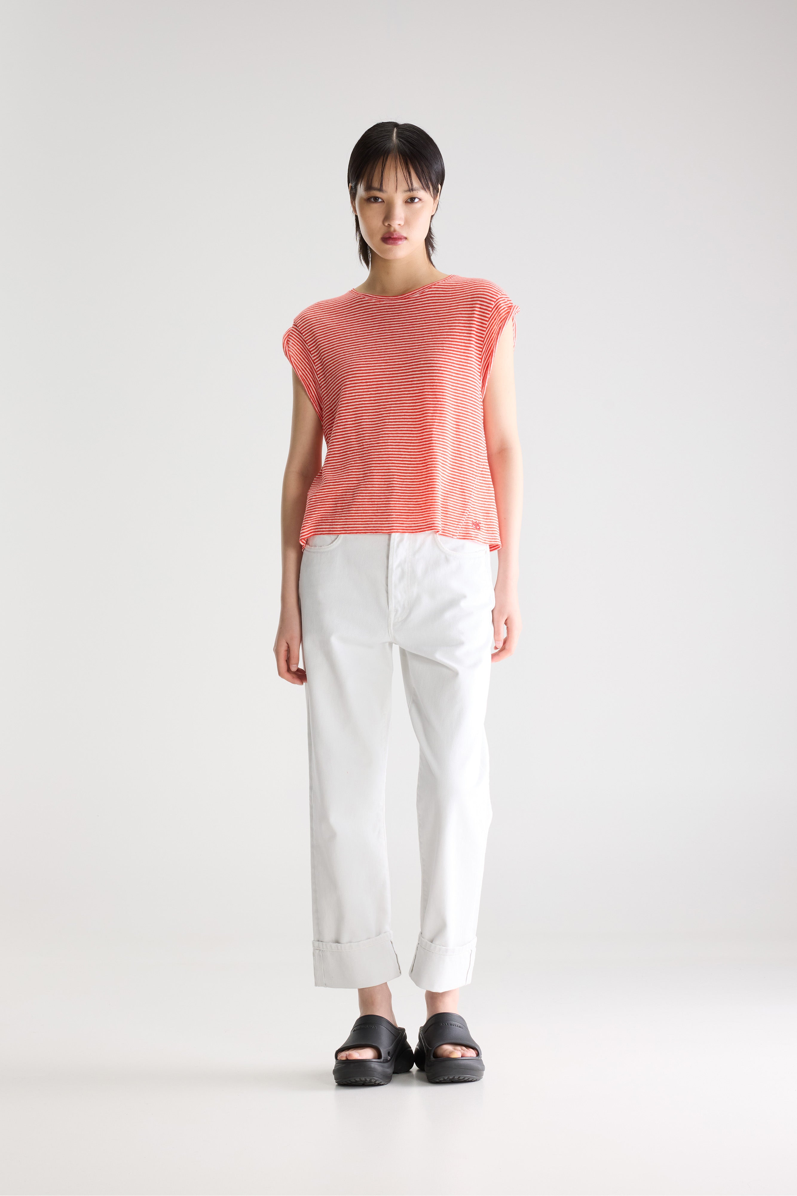 Vlyn Crewneck T-shirt - Stripe b For Women | Bellerose