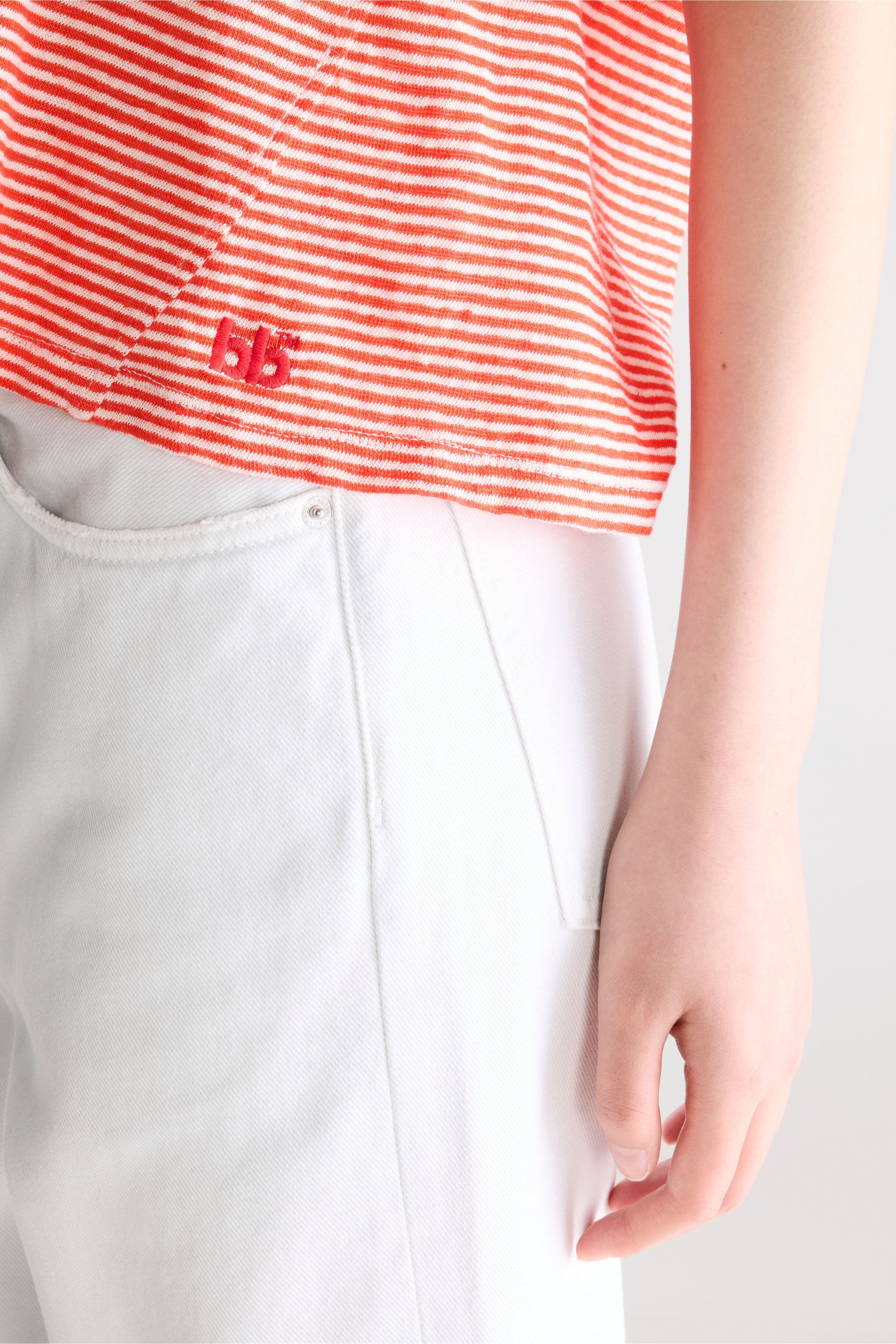 Vlyn crewneck t-shirt  (261 / W / STRIPE B)