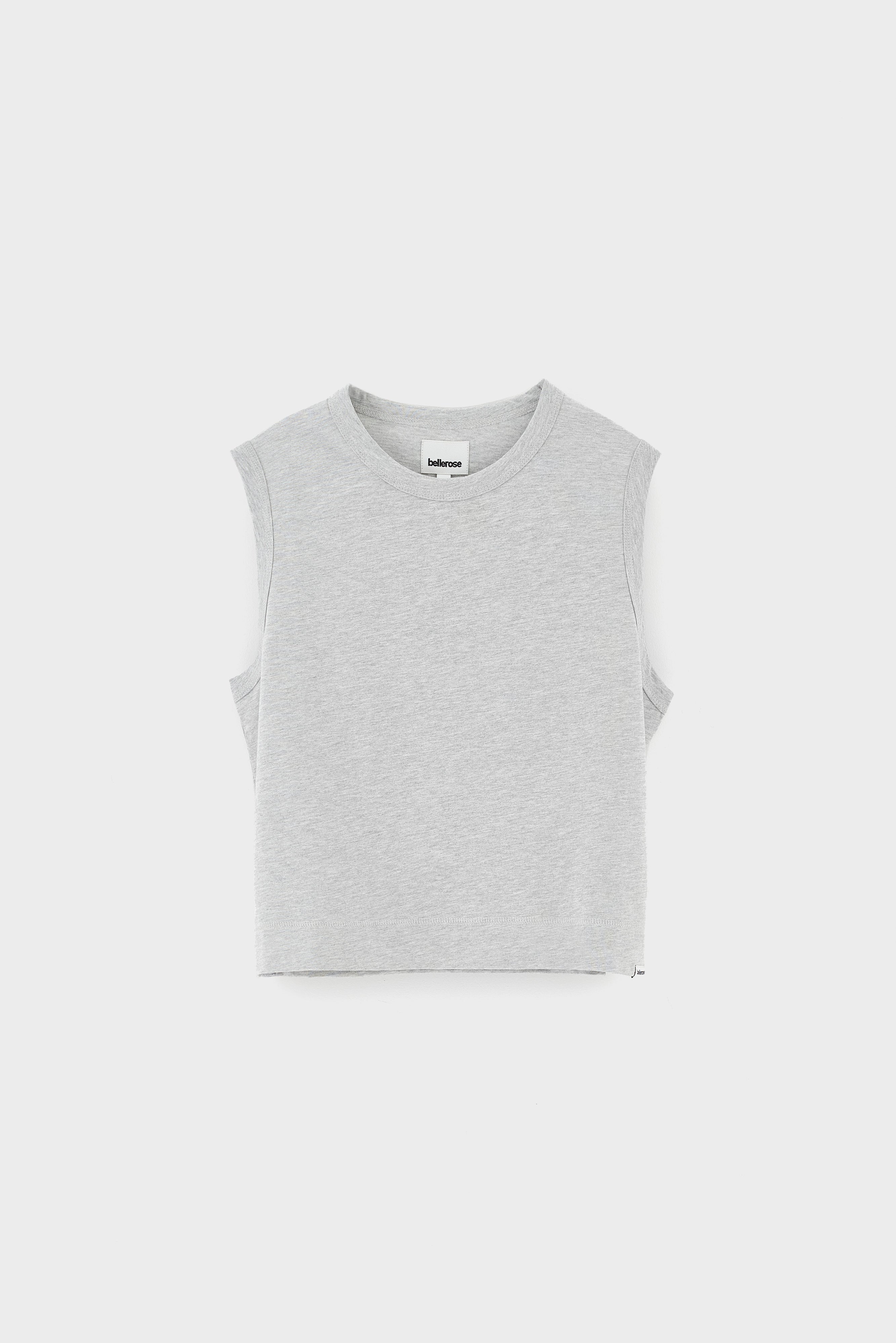 Cuare regular tank top (261 / W / H. GREY)