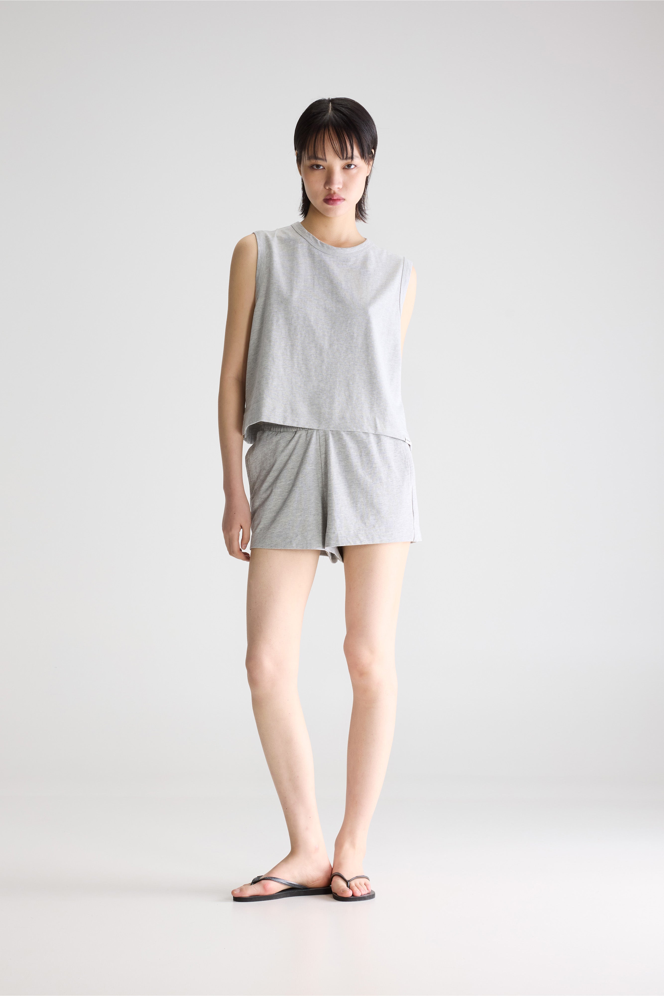 Cuare Regular Tank Top - H. grey For Women | Bellerose