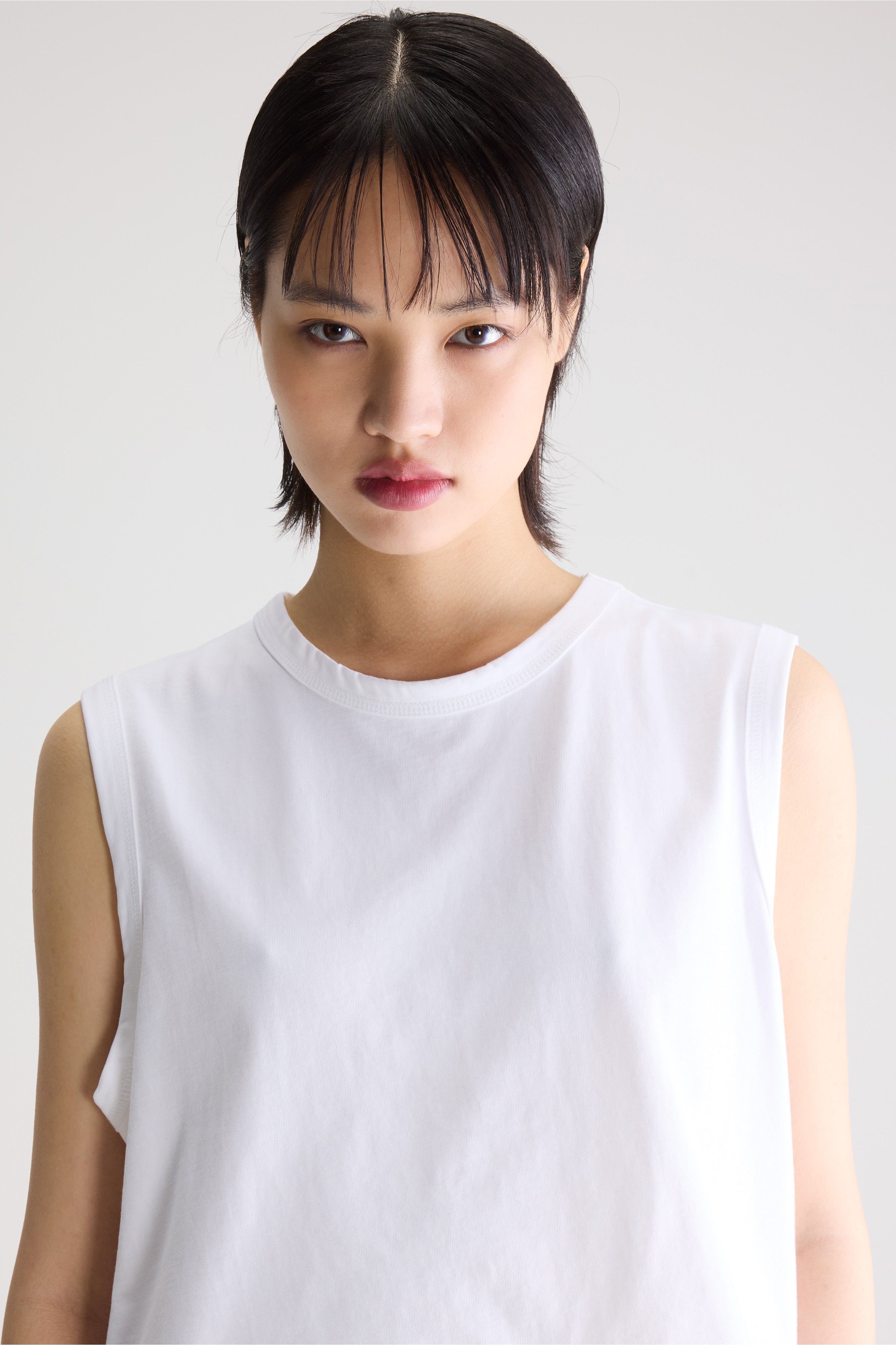 Cuare regular tank top (261 / W / WHITE)