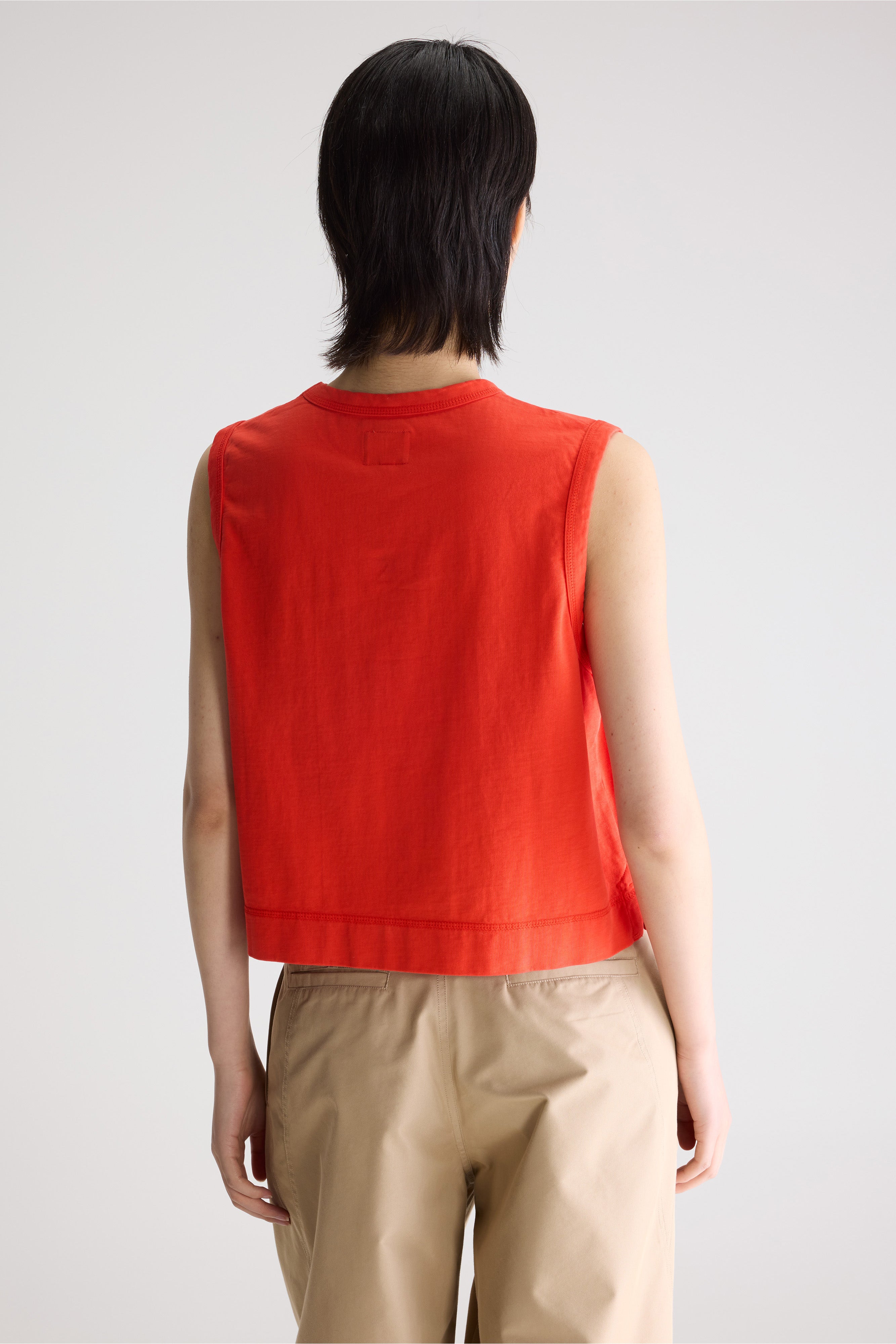 Cuare regular tank top (261 / W / MASSAI RED)