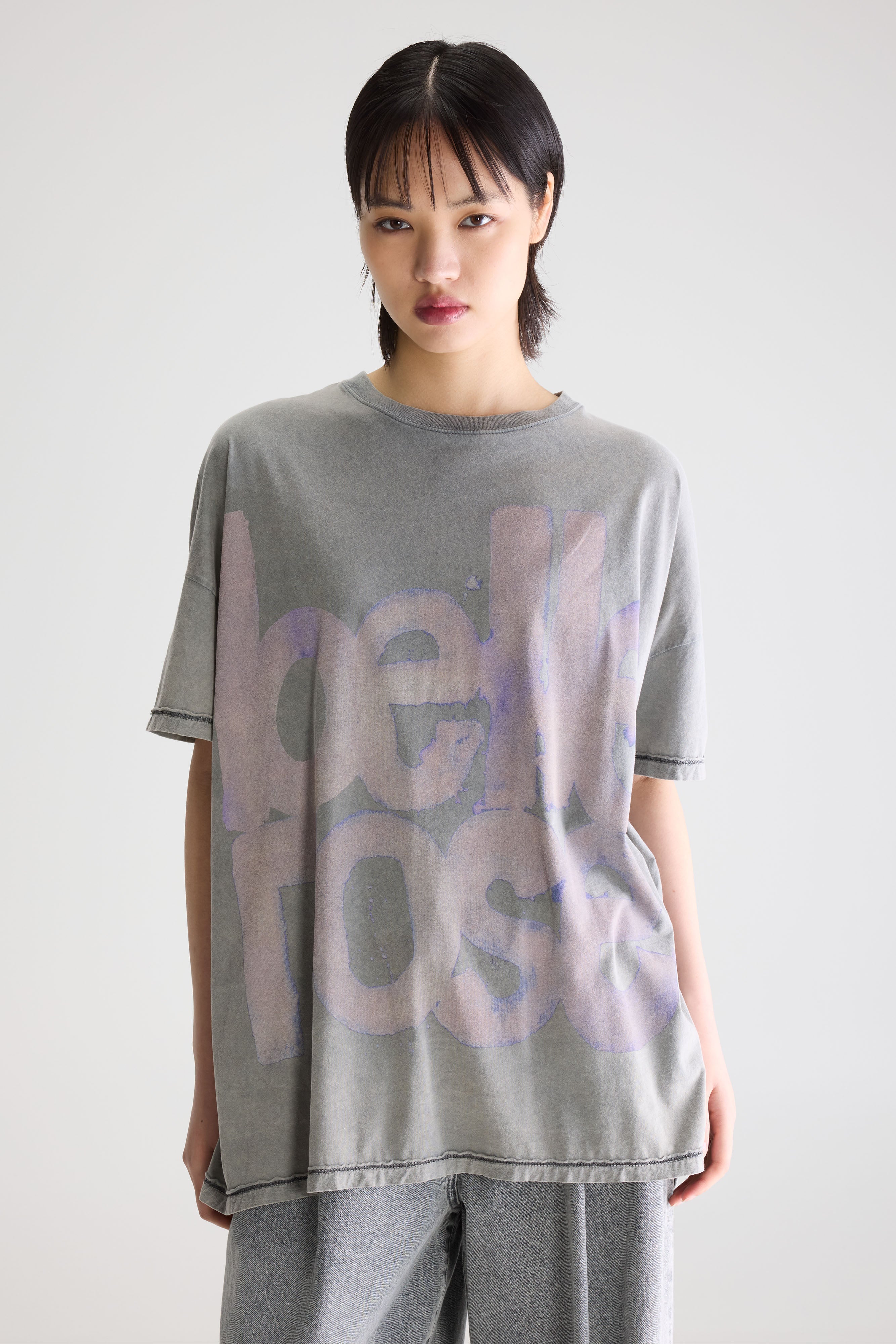 Fobell T-shirt Met Korte Mouwen - Black sand Voor Dames | Bellerose