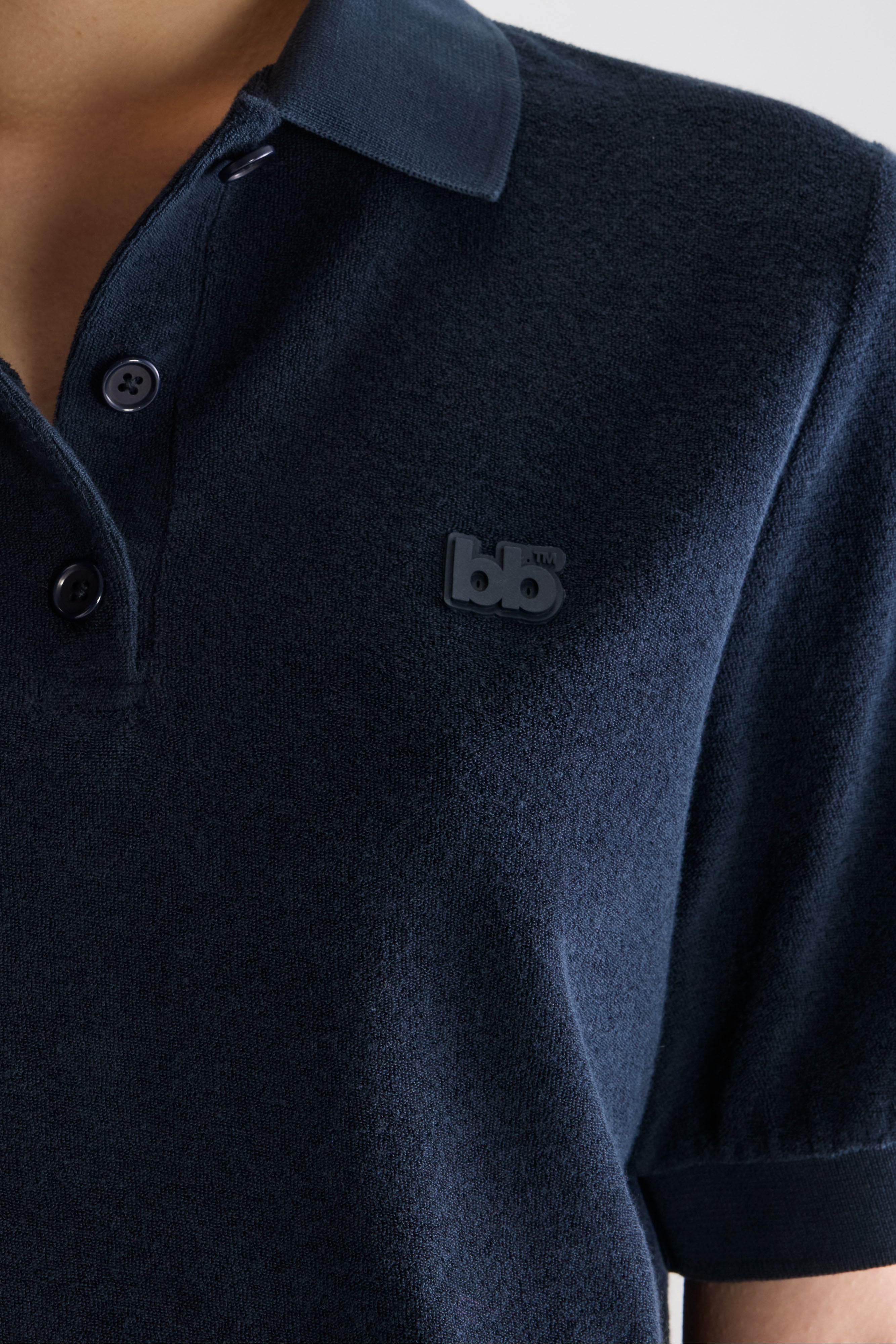 Polo en éponge Crixus (261 / W / NAVY)
