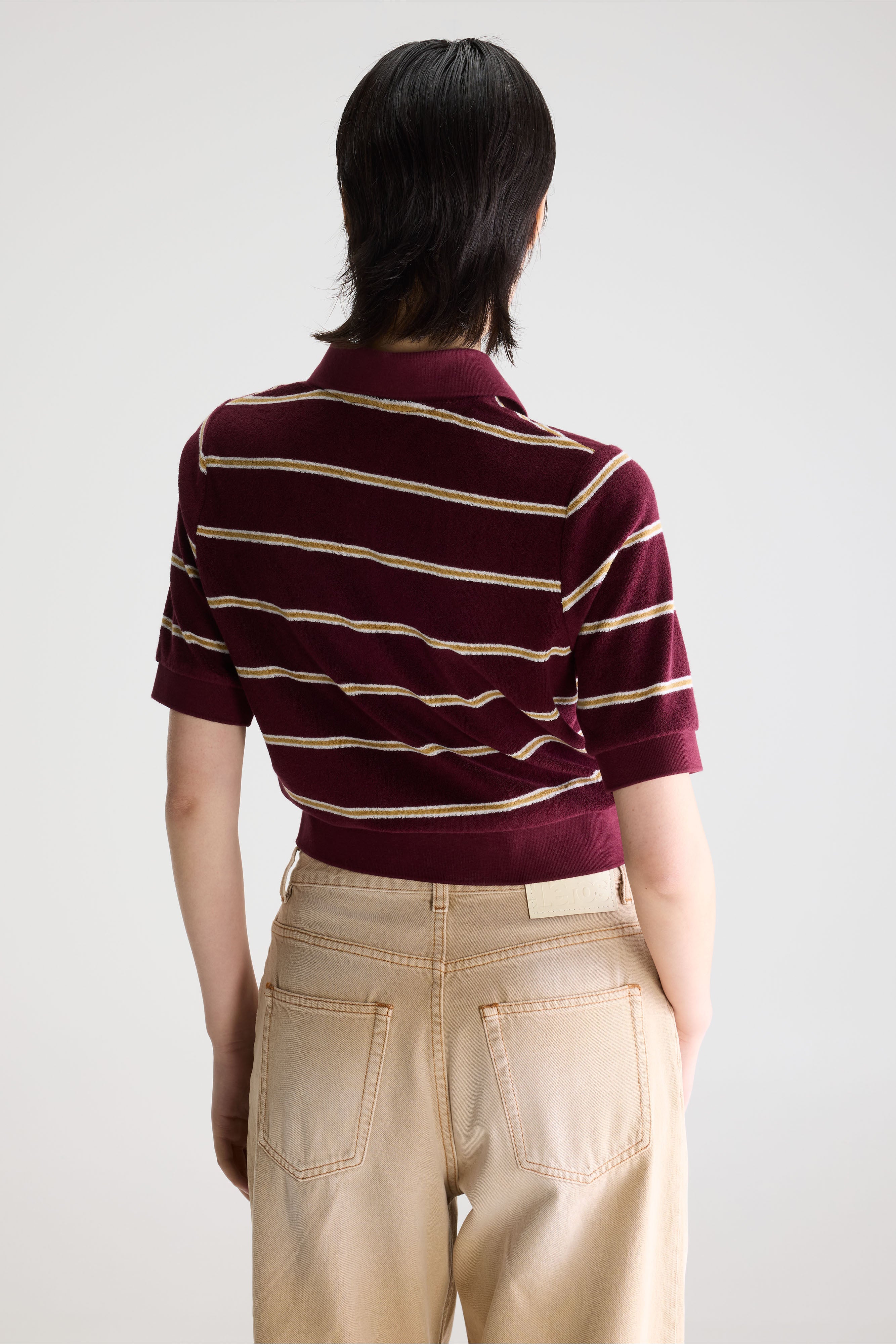 Crixus terry polo (261 / W / STRIPE A)