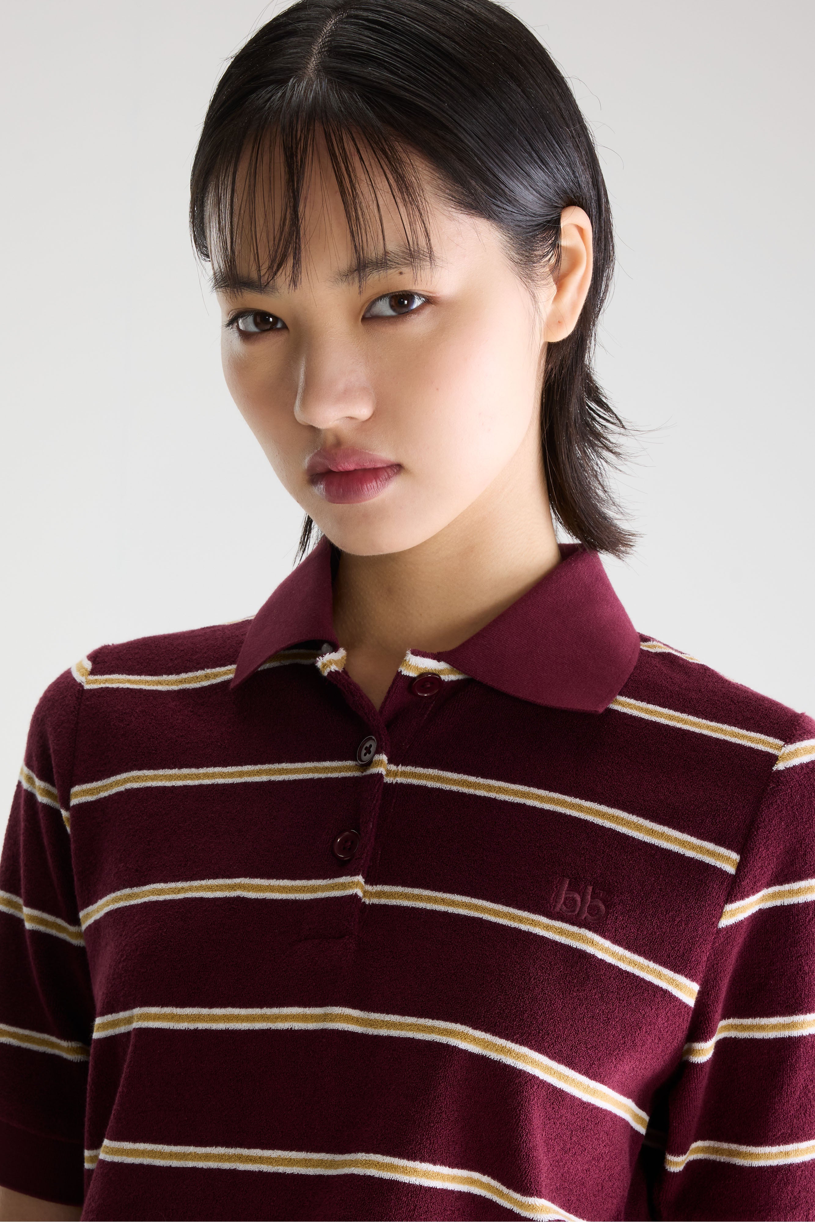 Crixus terry polo (261 / W / STRIPE A)