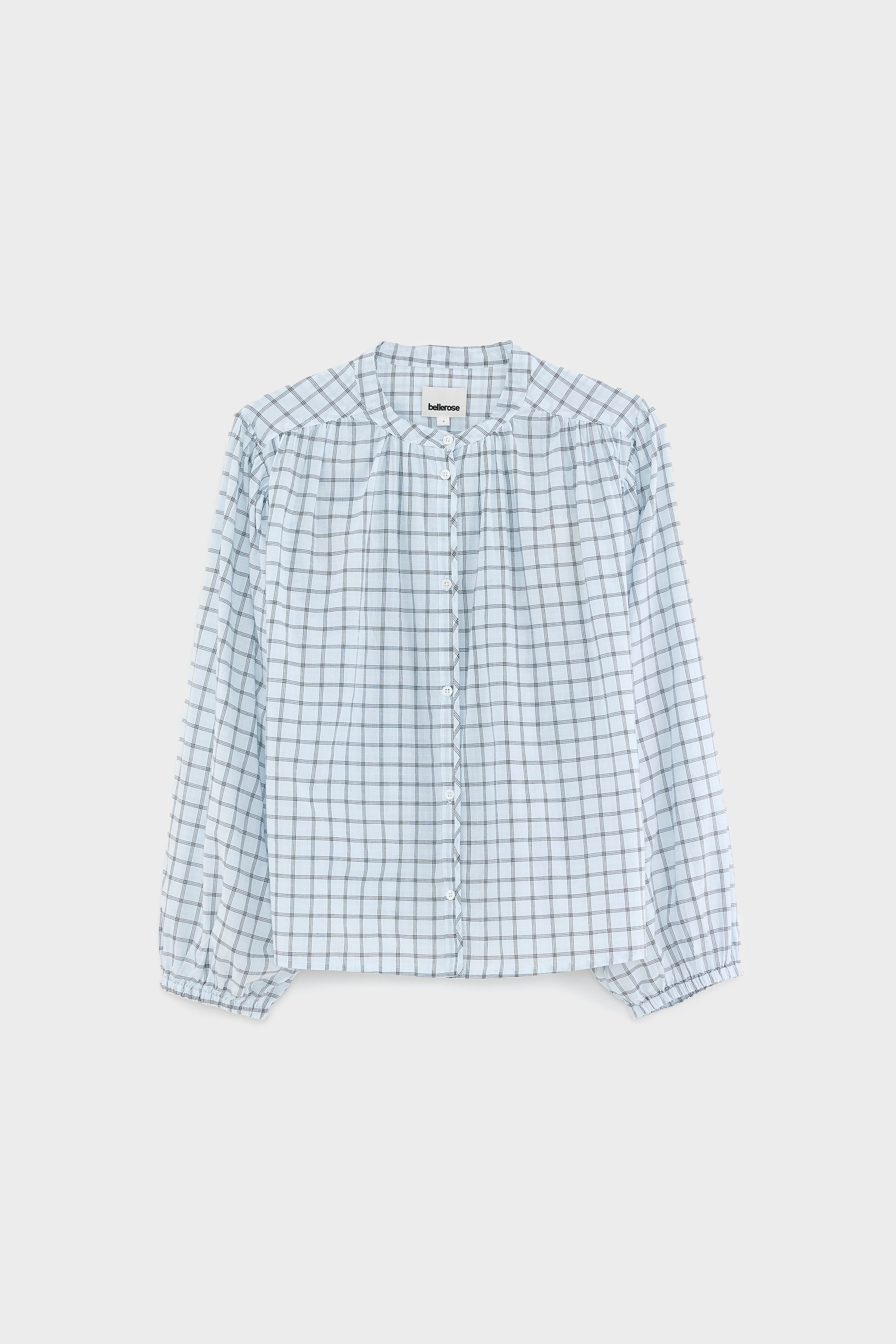 Cherry checked blouse (261 / W / CHECK B)