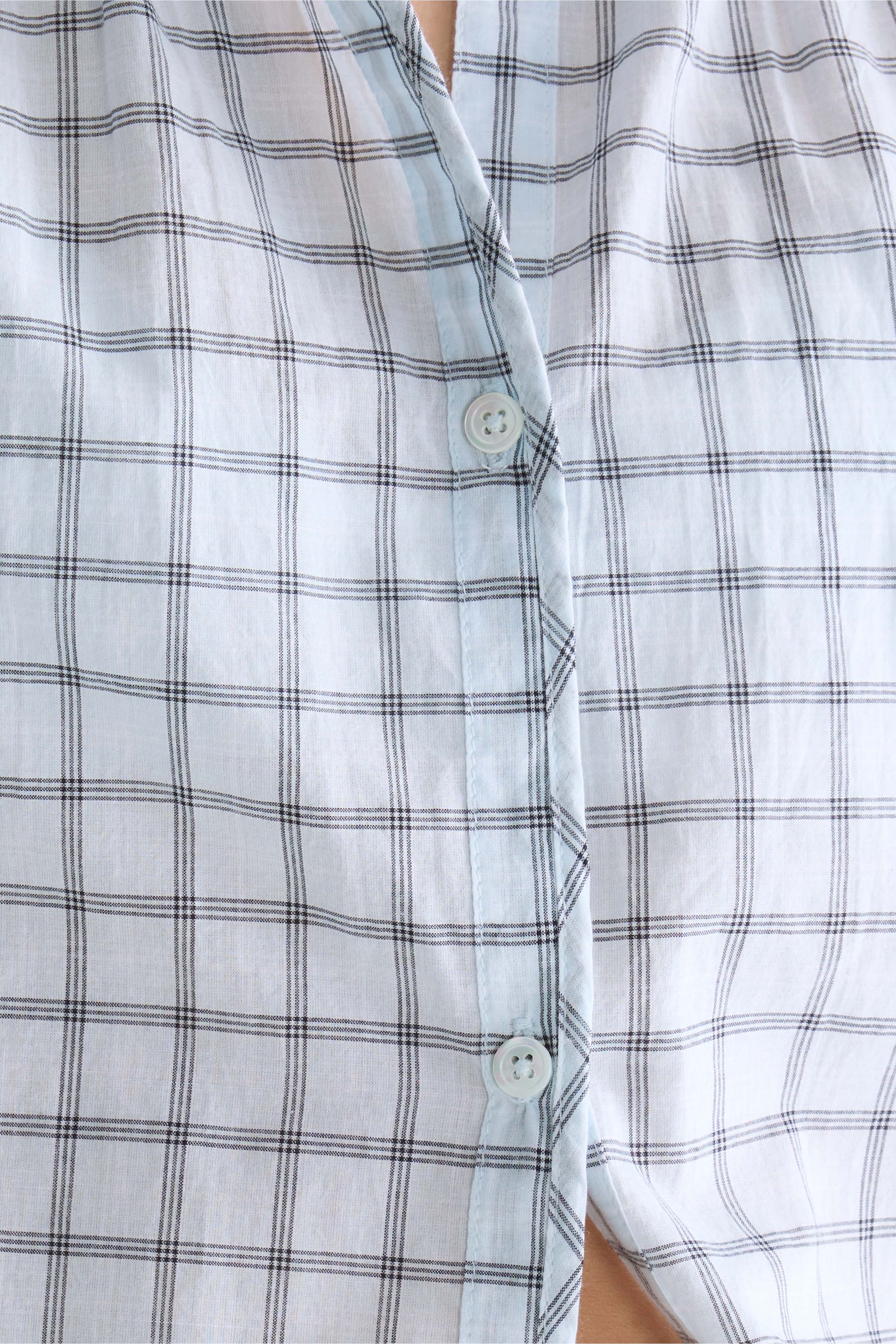 Cherry checked blouse (261 / W / CHECK B)