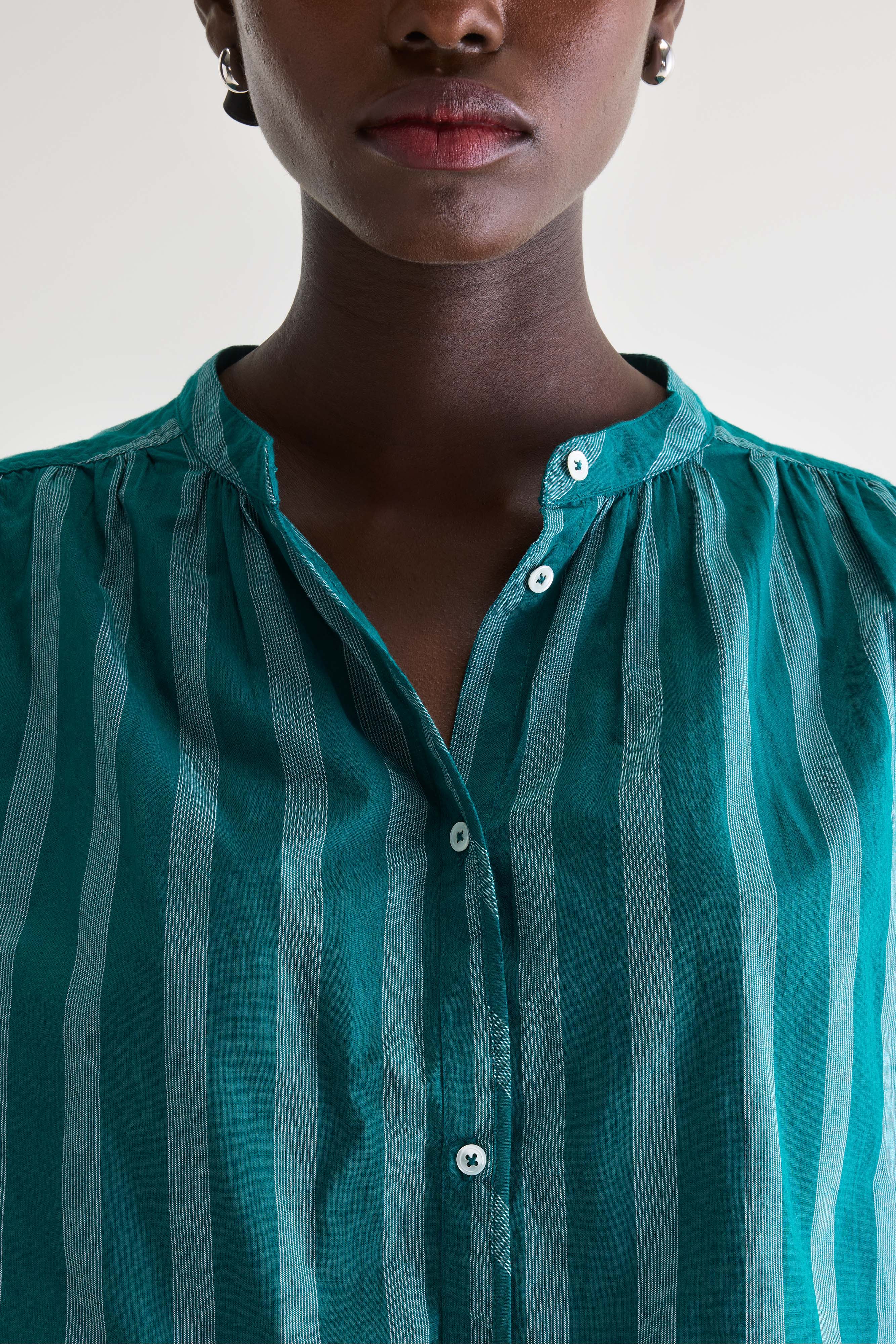 Cherry striped blouse (261 / W / STRIPE A)