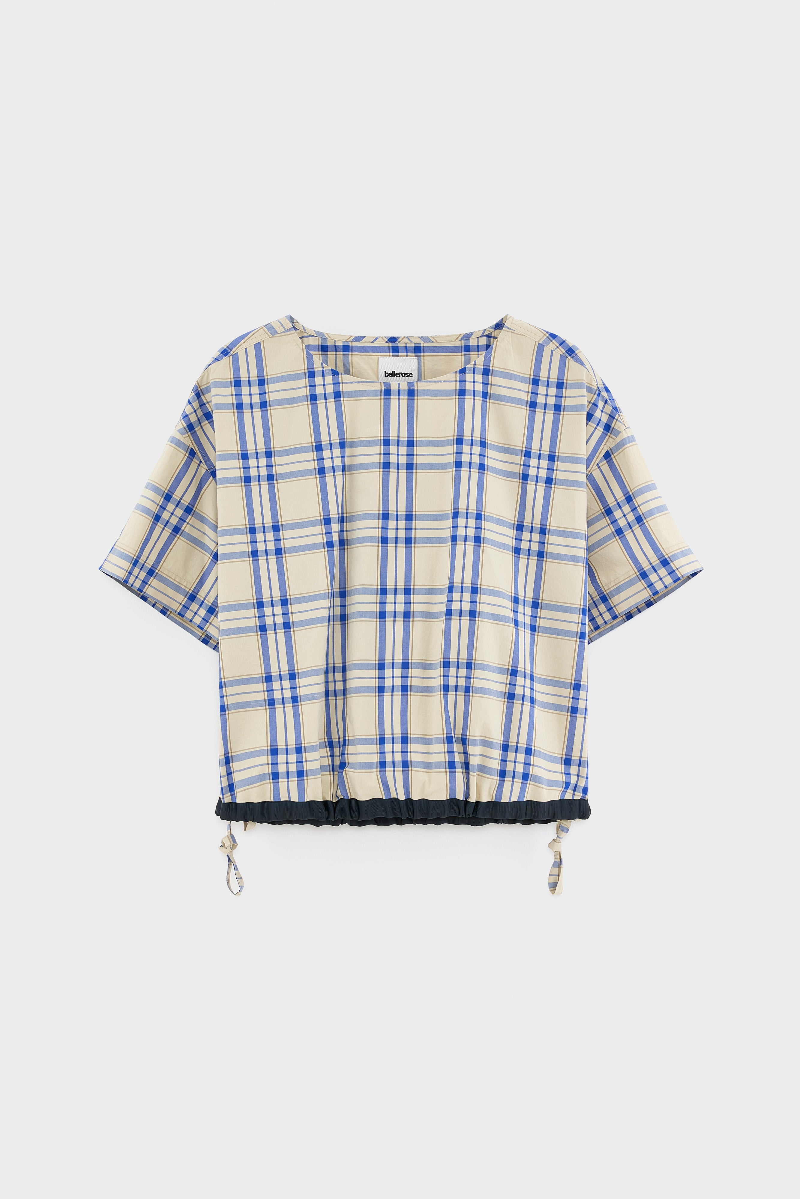 Gian relaxed blouse (261 / W / CHECK D)