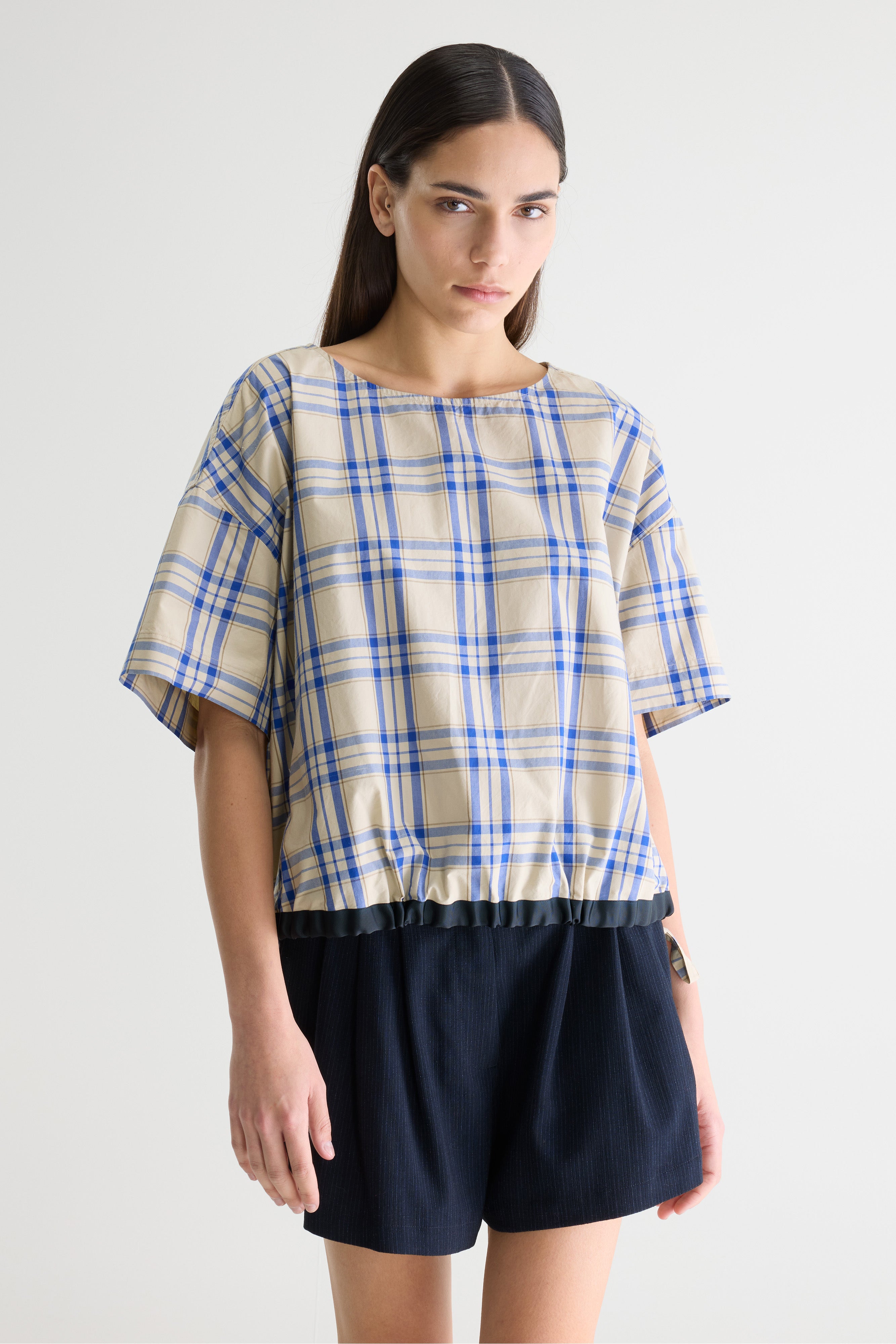 Gian Relaxed Blouse - Lazuli / Tabac For Women | Bellerose