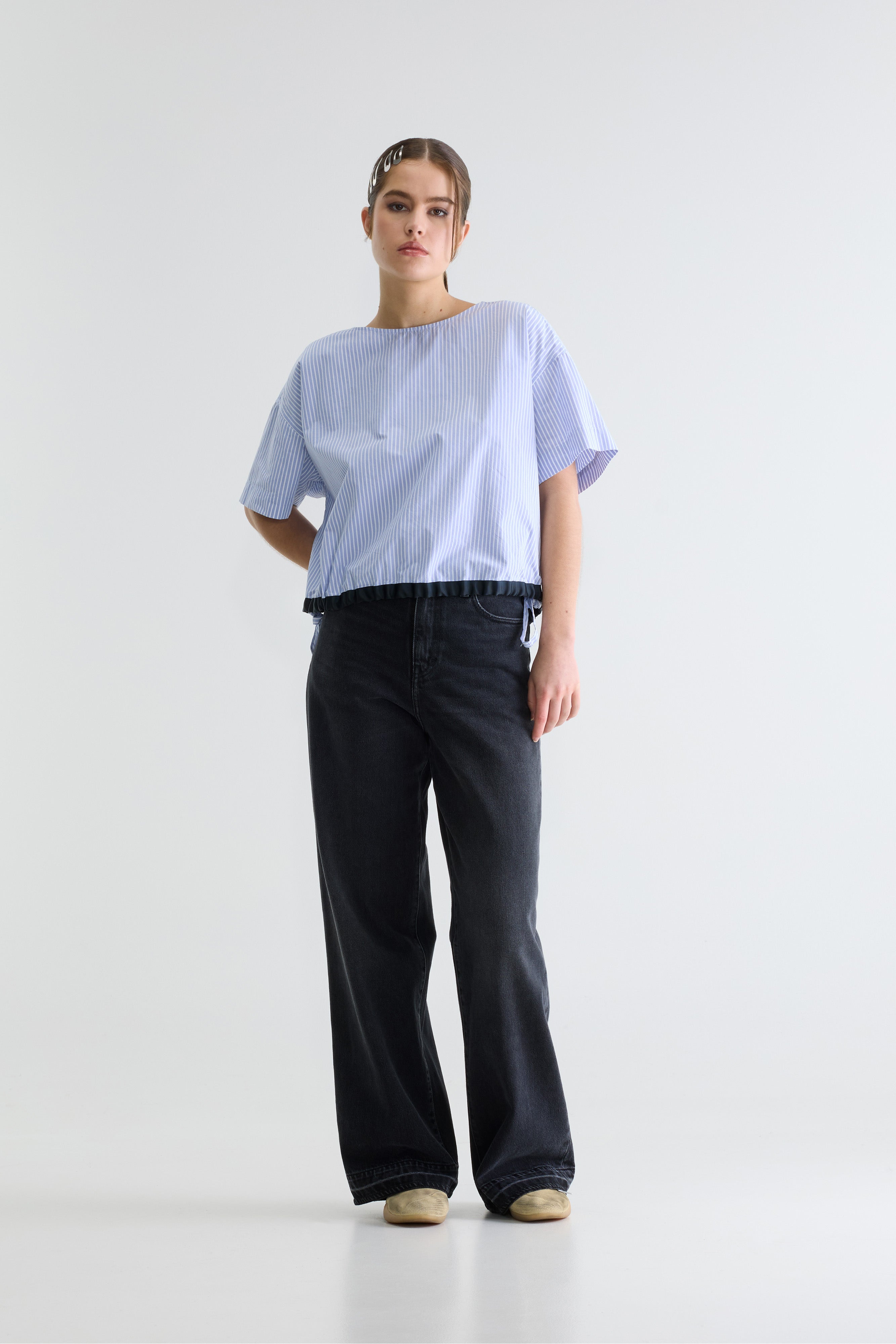 Gian Relaxed Blouse - Stripe f For Women | Bellerose