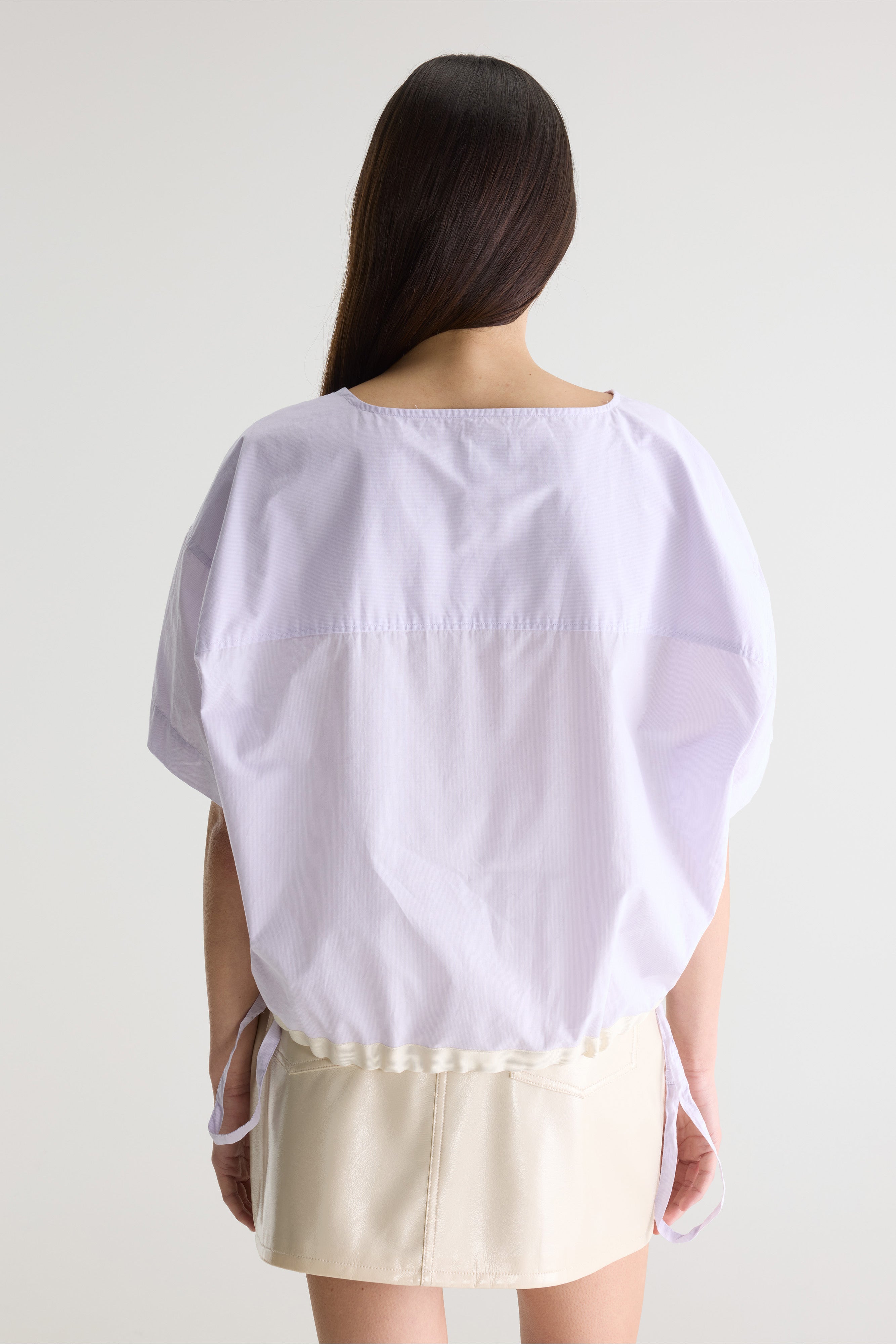 Gian Relaxed Blouse - Iris / White For Women | Bellerose