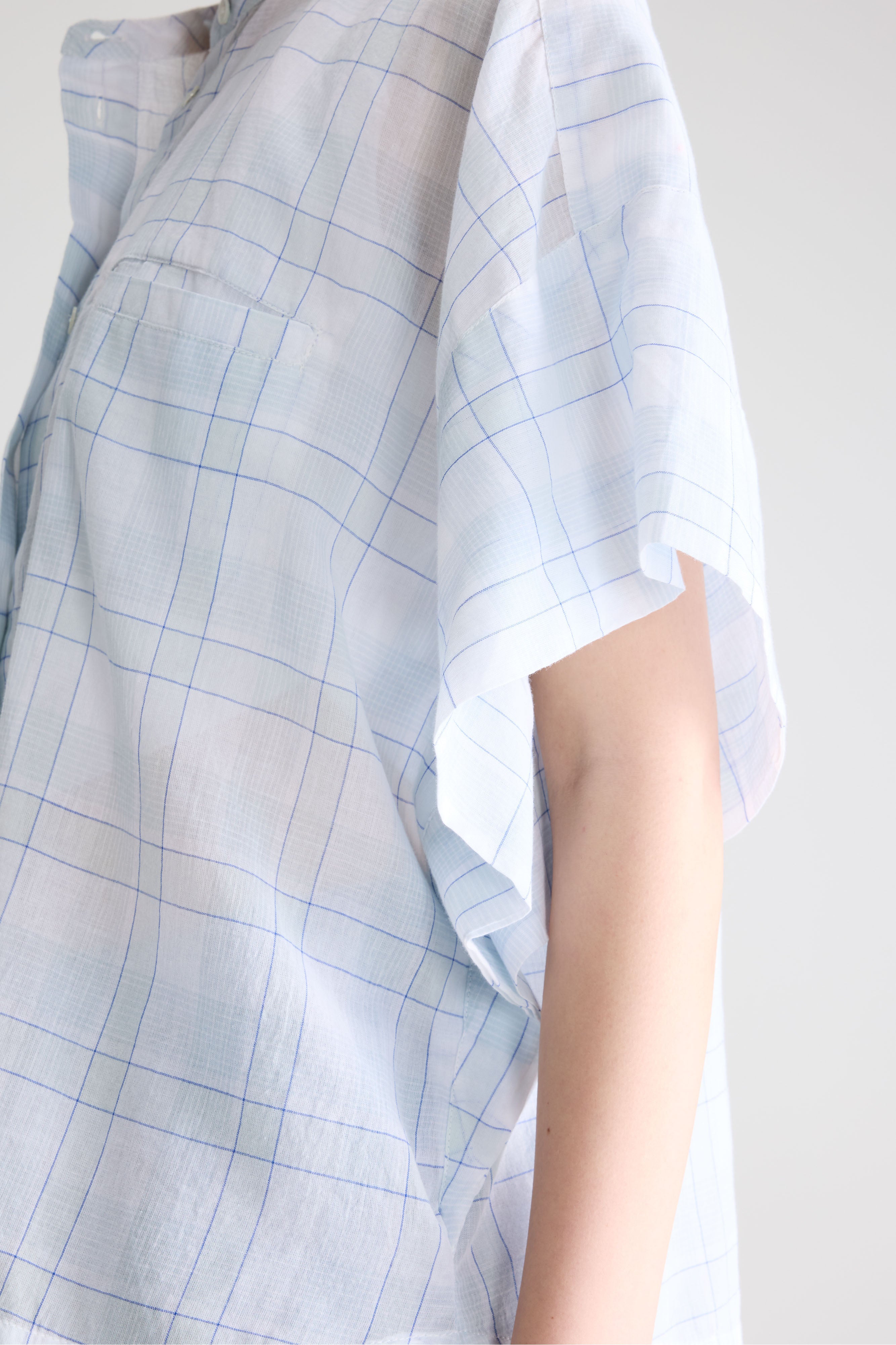 Cloe sleeveless shirt (261 / W / CHECK A)