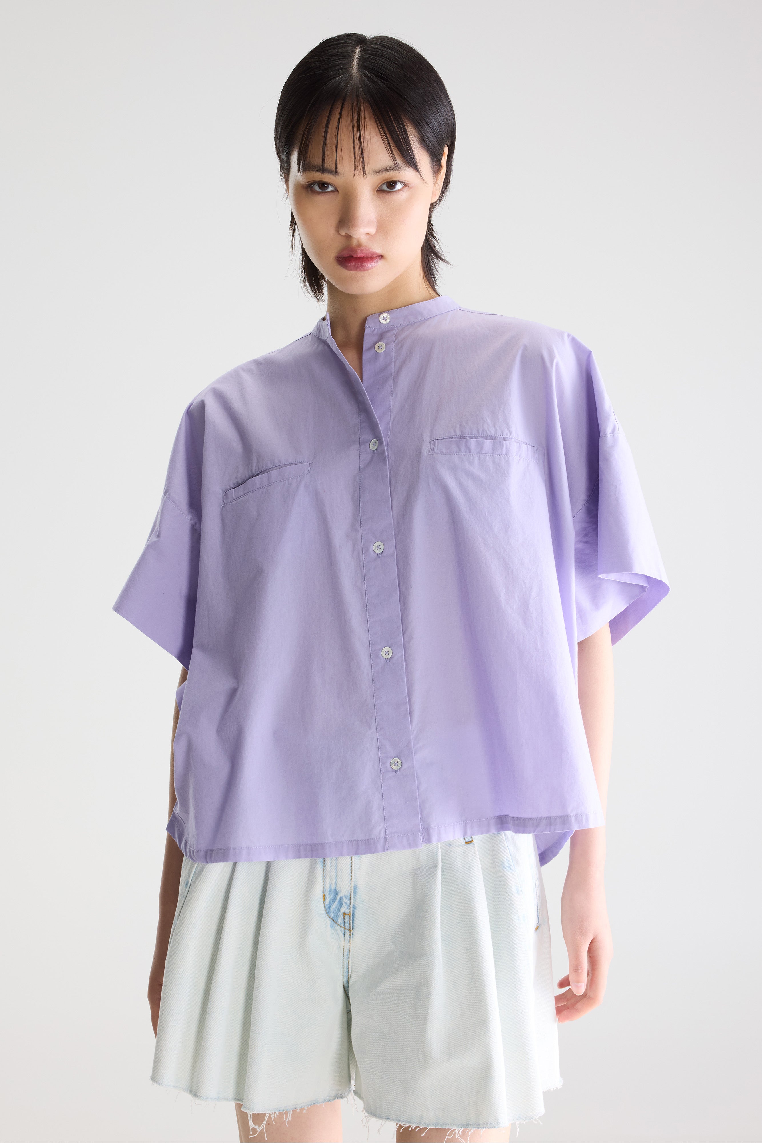 Cloe Sleeveless Shirt - Iris For Women | Bellerose