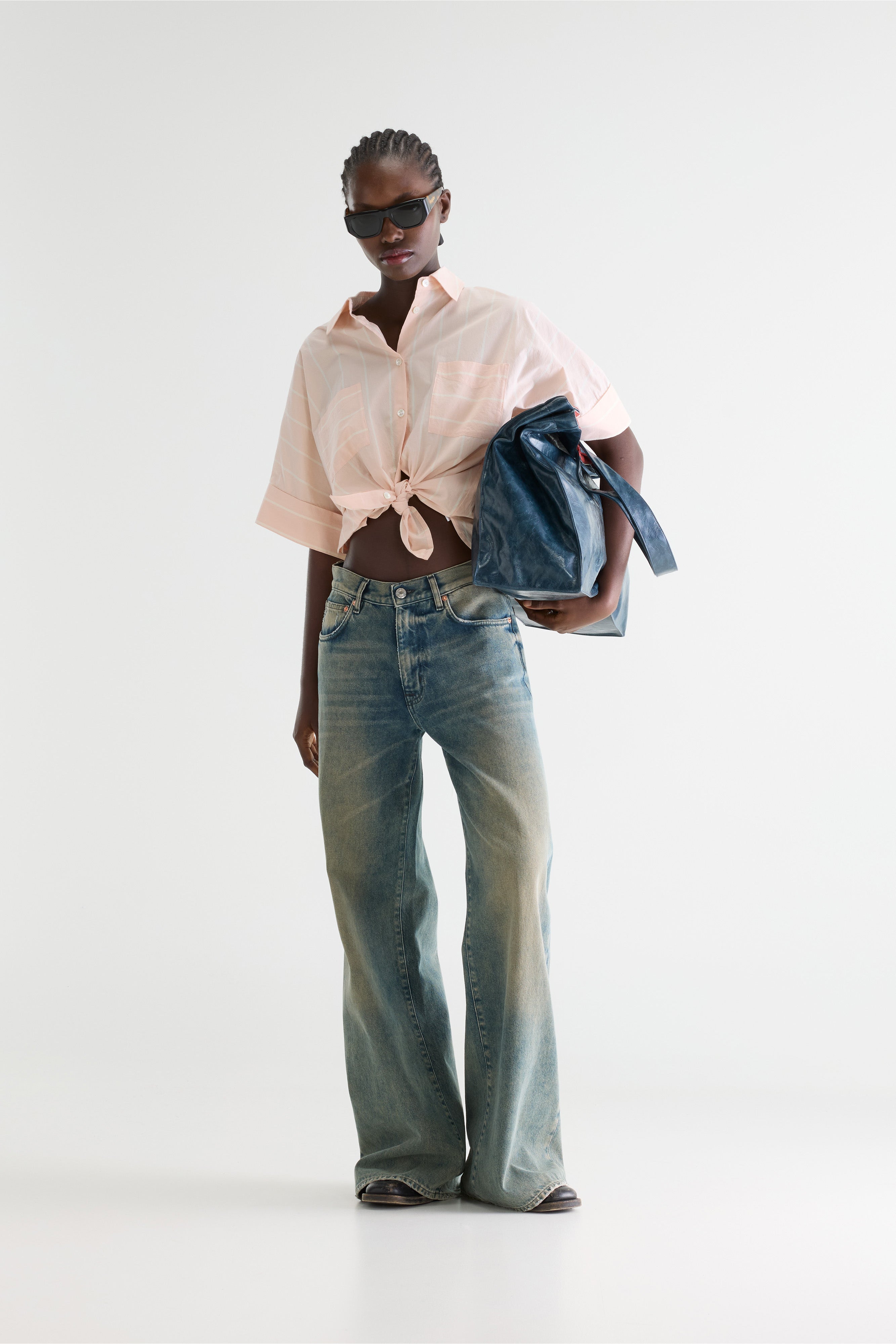 Jay Short-sleeve Shirt - Ballerine / Ecru For Women | Bellerose