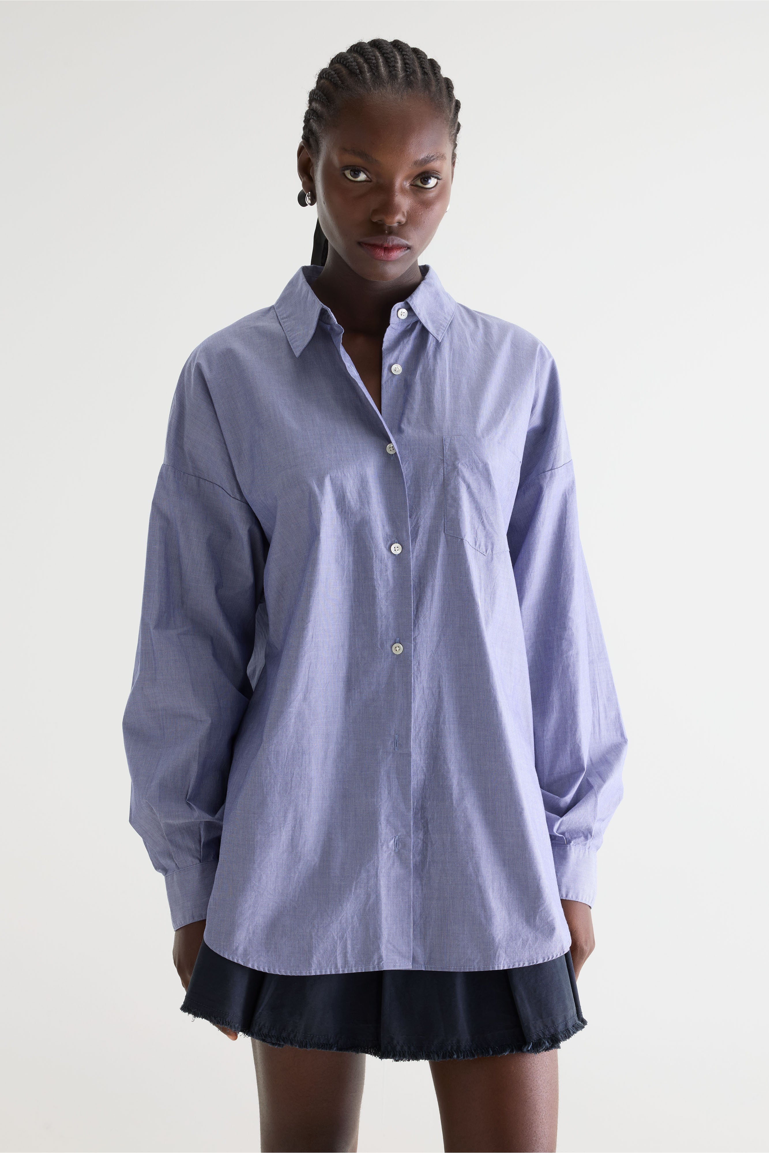 Giorgia Poplin Shirt - White / Worker For Women | Bellerose