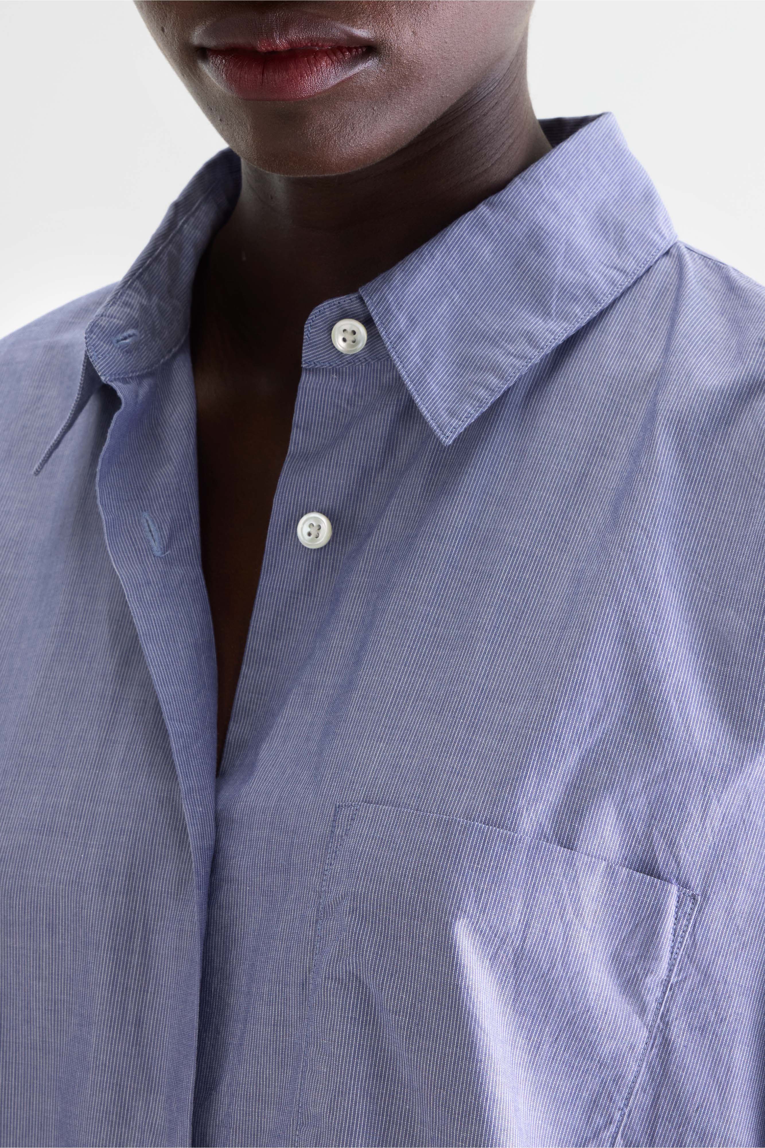 Giorgia Poplin Shirt - White / Worker For Women | Bellerose