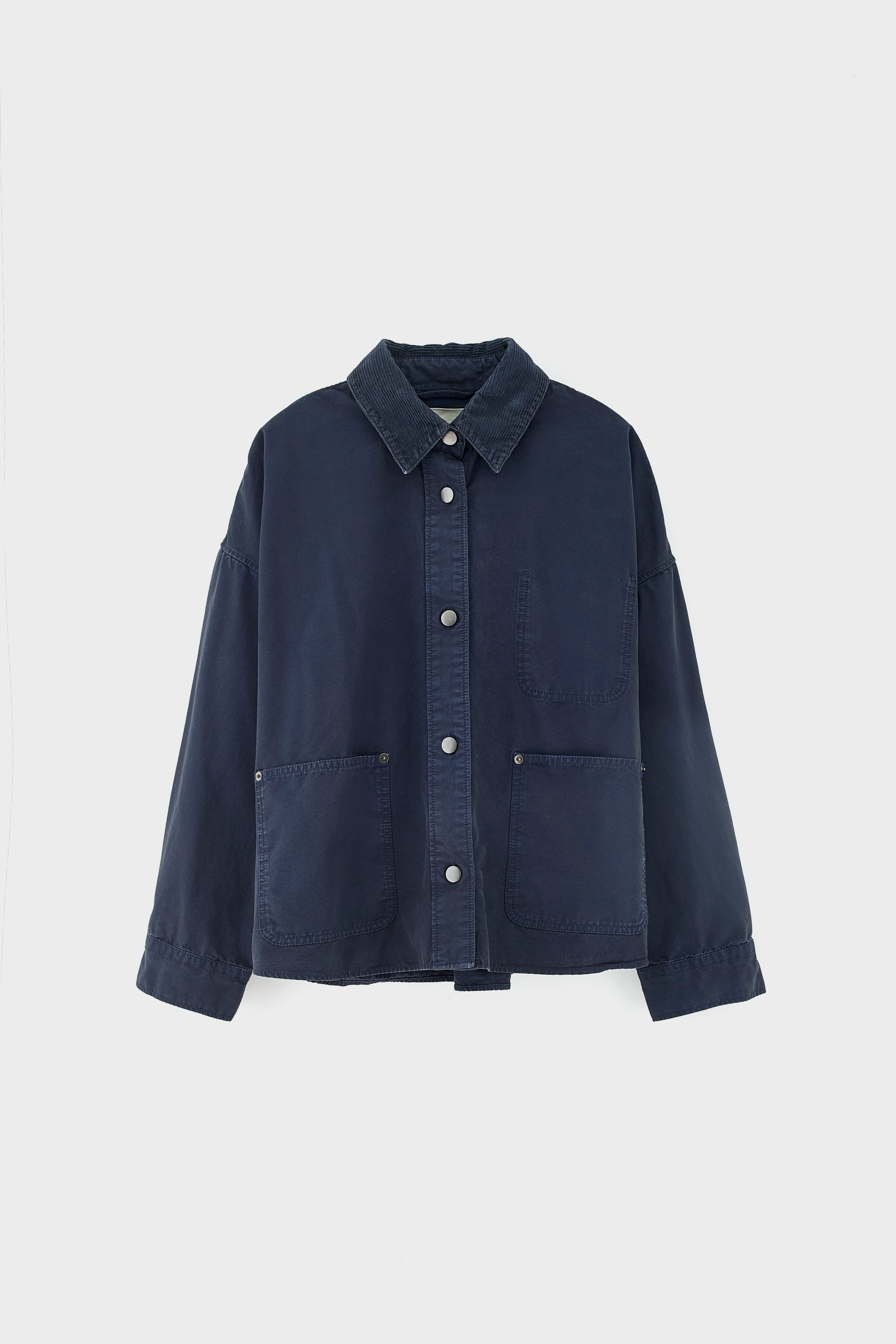Wandy relaxed overshirt (261 / W / NAVY)