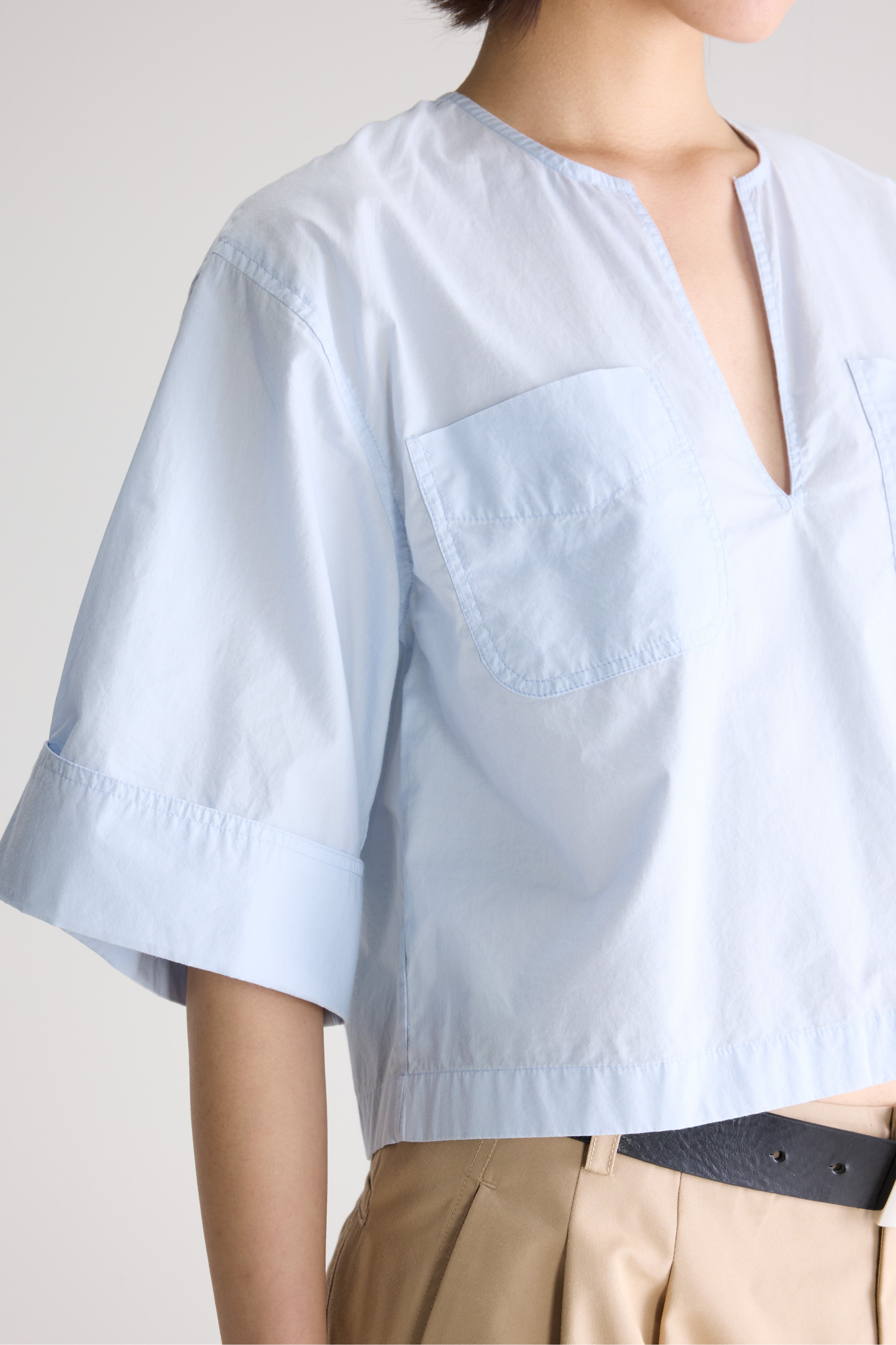 Chalk relaxed shirt (261 / W / MIST)
