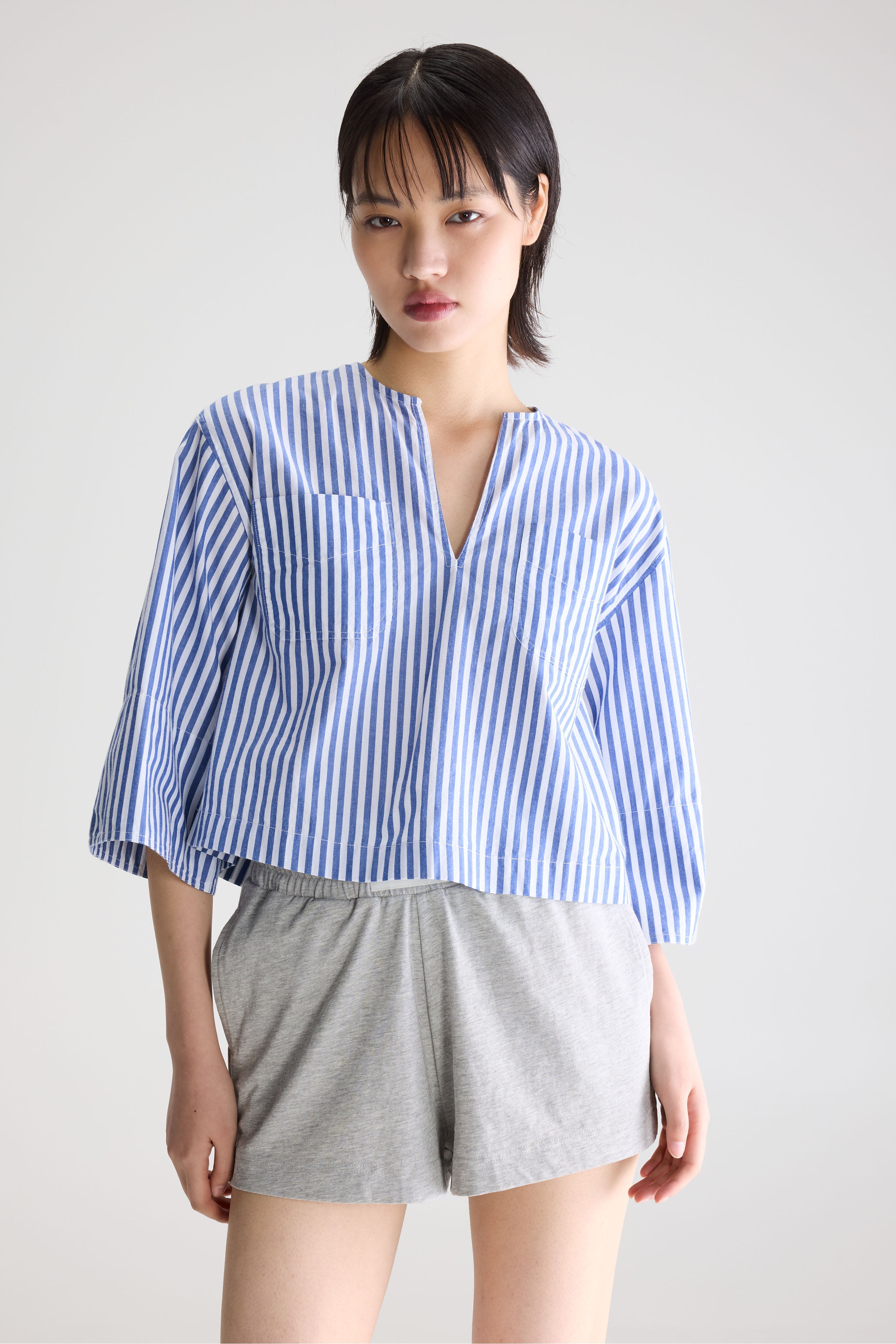 Chalk Relaxed Shirt - Vintage white / Worker For Women | Bellerose