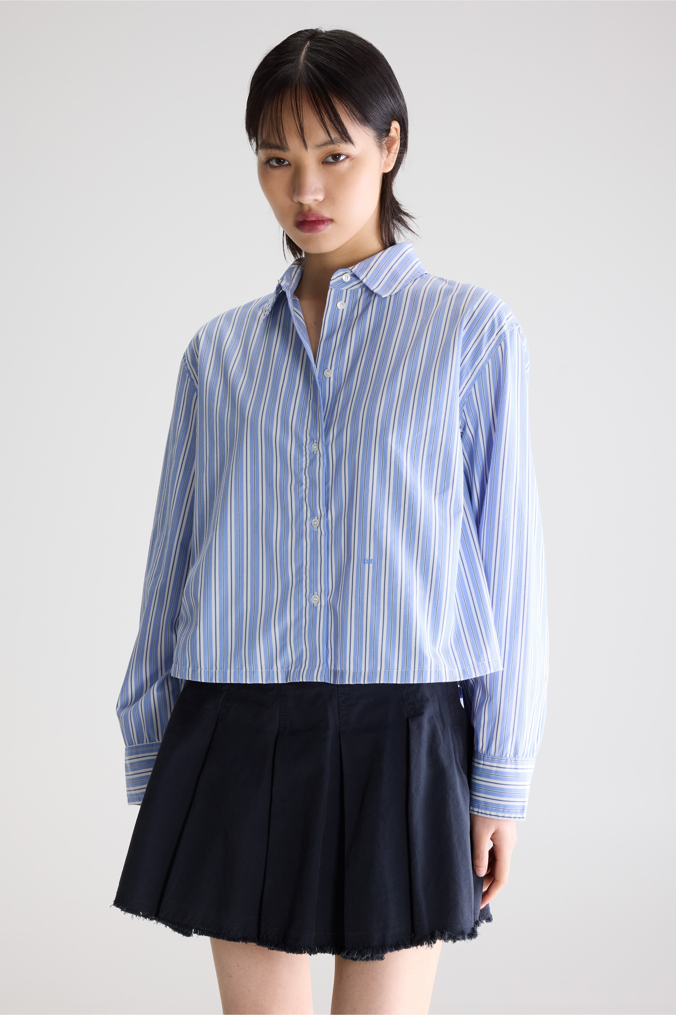 Capri Shirt - Cream / Iris bloom / Meteorite For Women | Bellerose