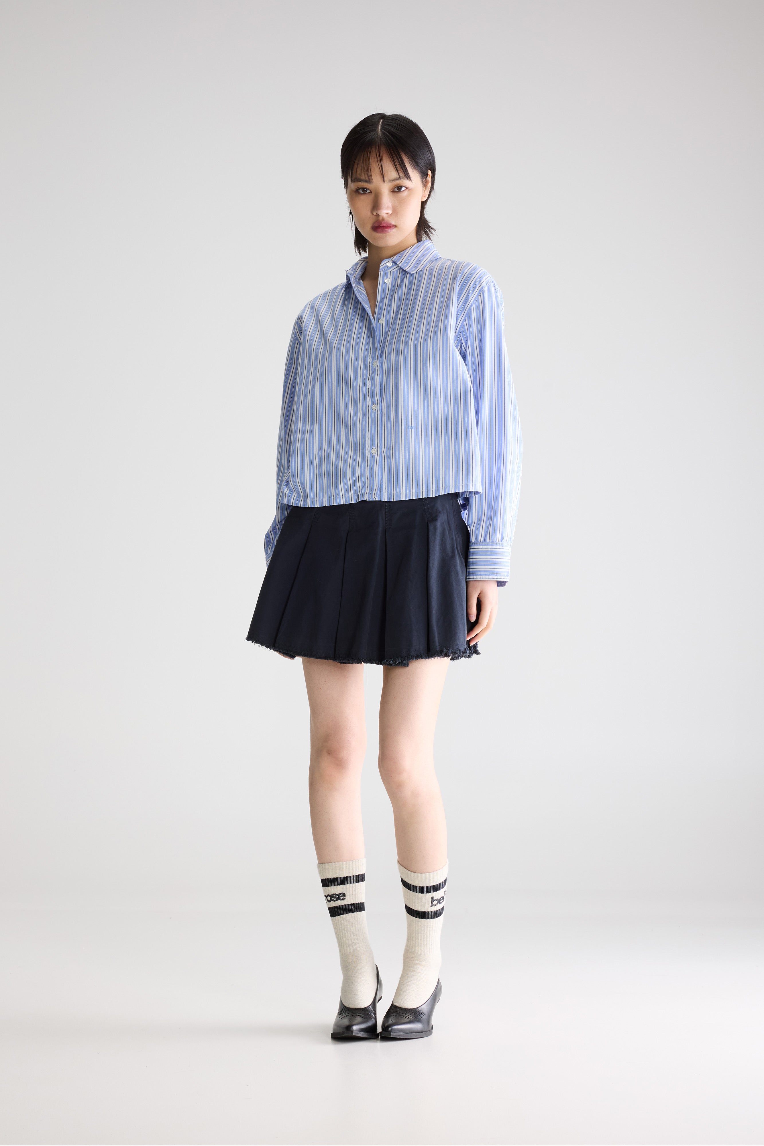 Capri Shirt - Cream / Iris bloom / Meteorite For Women | Bellerose